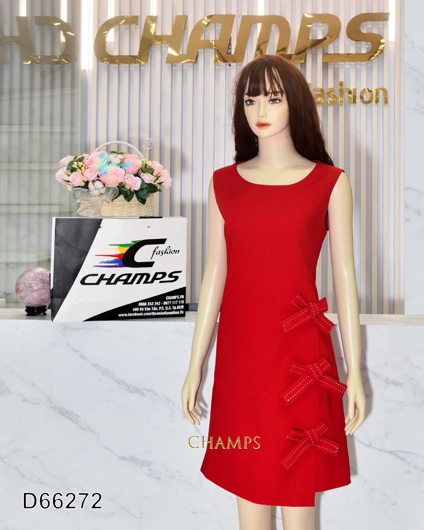 ĐẦM FEDNI ĐỎ NƠ 66272