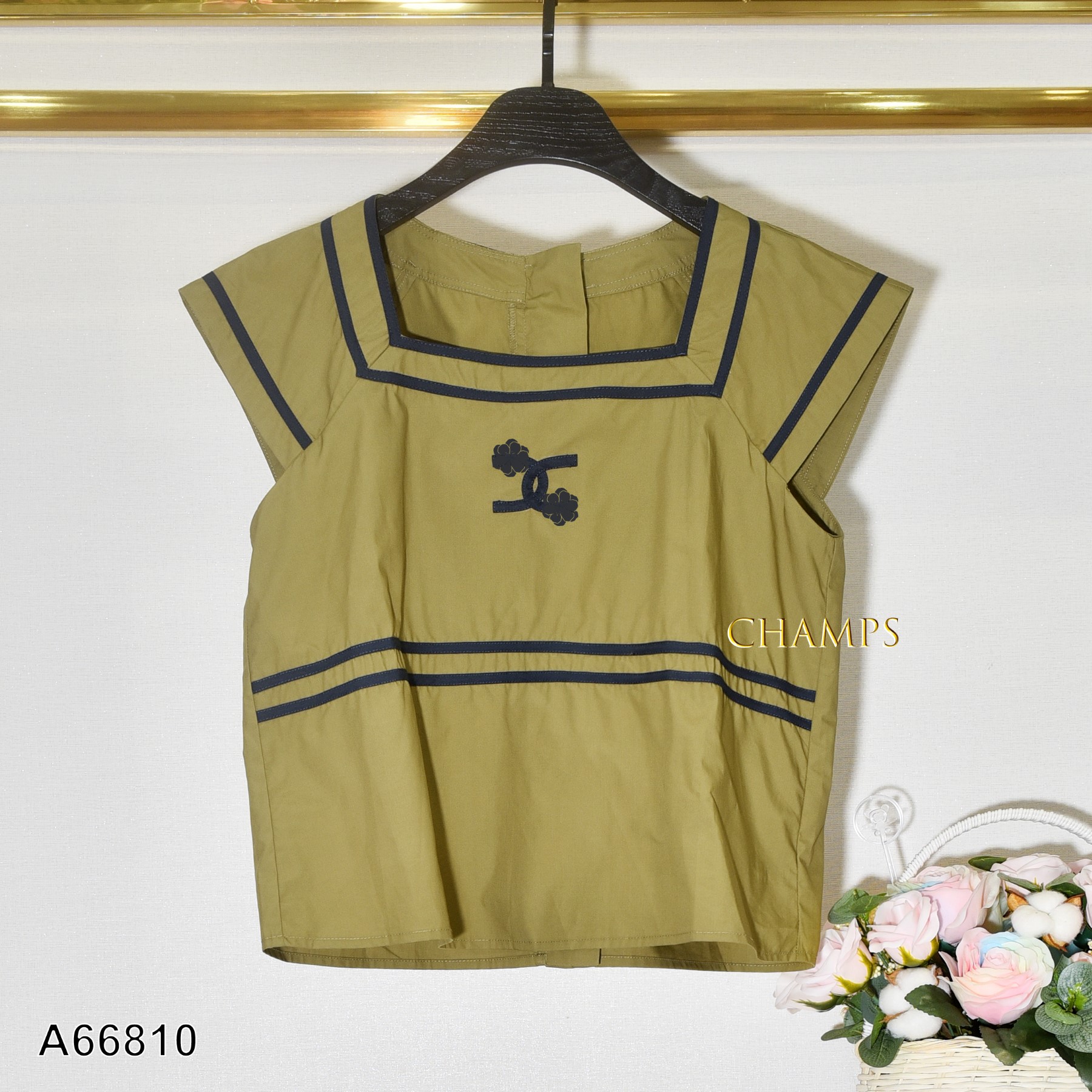 ÁO XÔ XANH RÊU CHANEL 66810