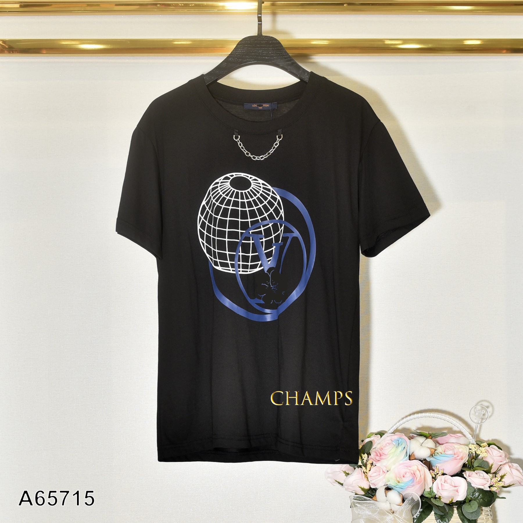 ÁO THUN ĐEN LV 65715