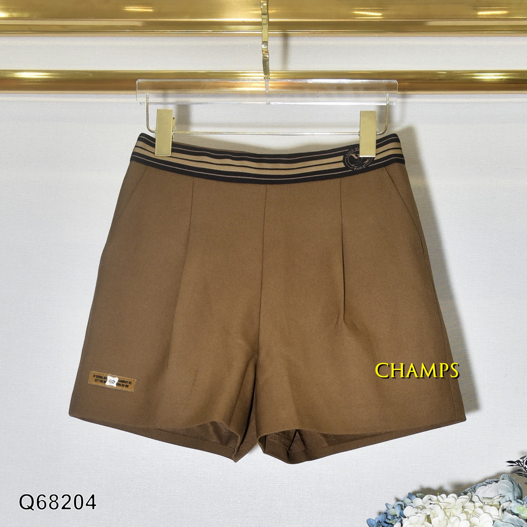QUẦN SHORT DẠ NÂU LƯNG LV 68204