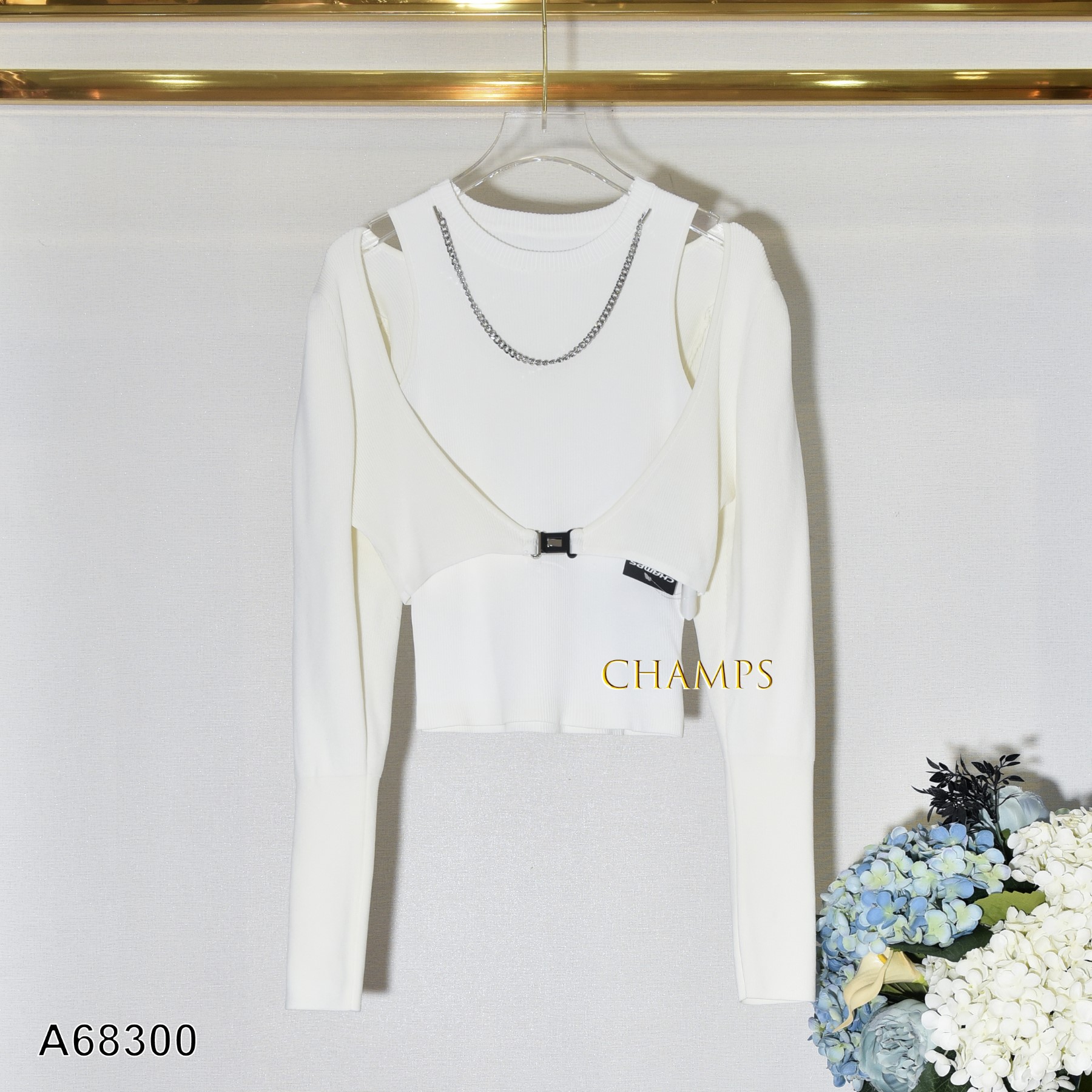 ÁO LEN TRẮNG SÁT NÁCH+KHOÁC 68300