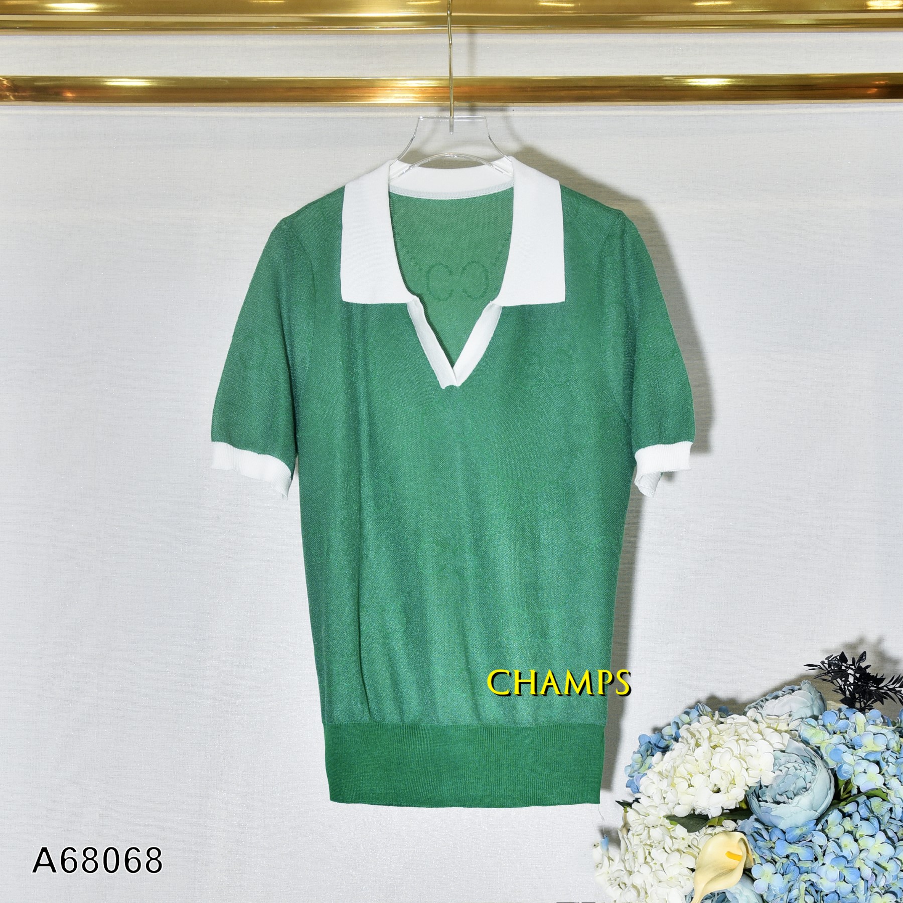 ÁO LEN XANH GG ẨN 68068