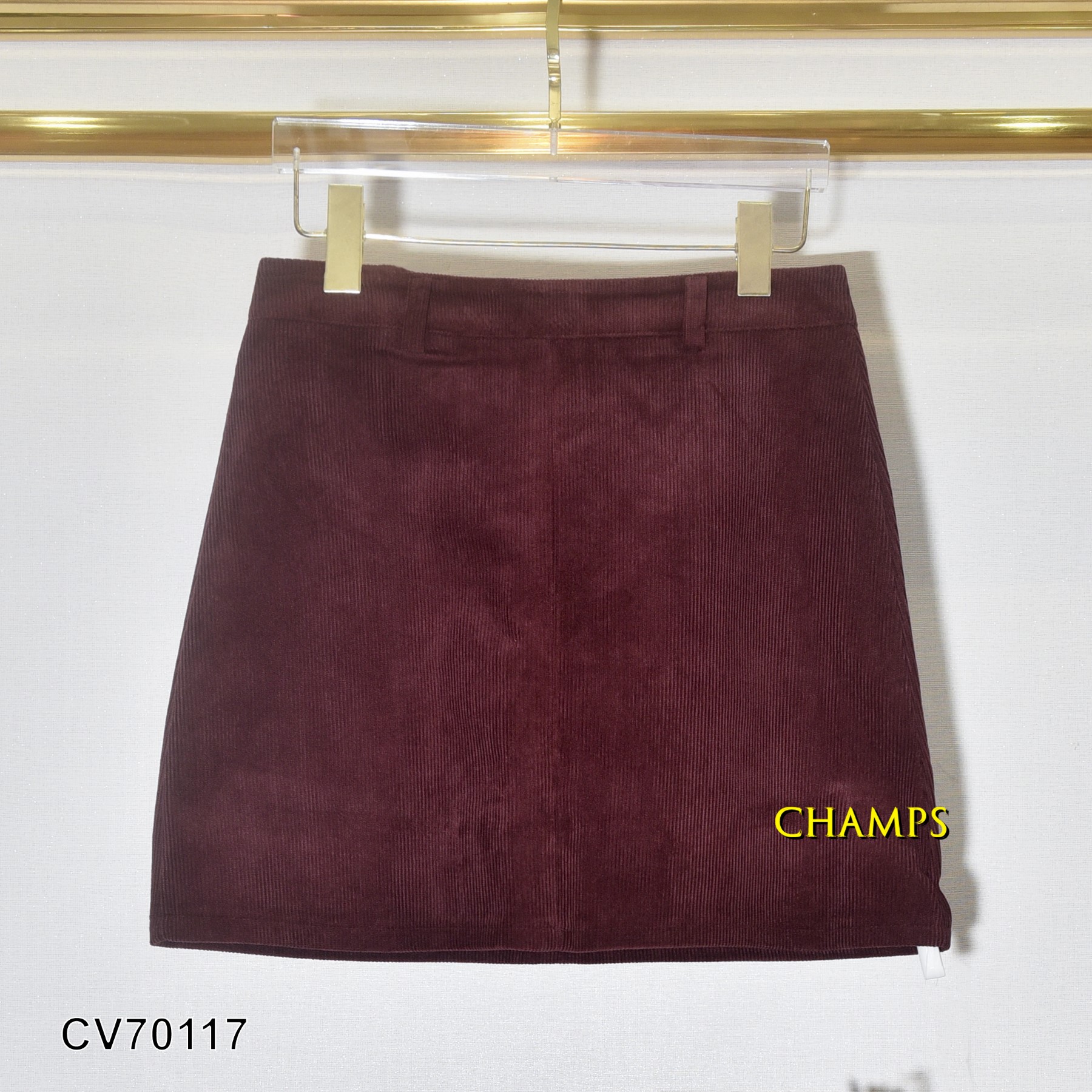 CHÂN VÁY ĐỎ ĐÔ DN 70117  Champs Fashion  Thời Trang Hàng Hiệu