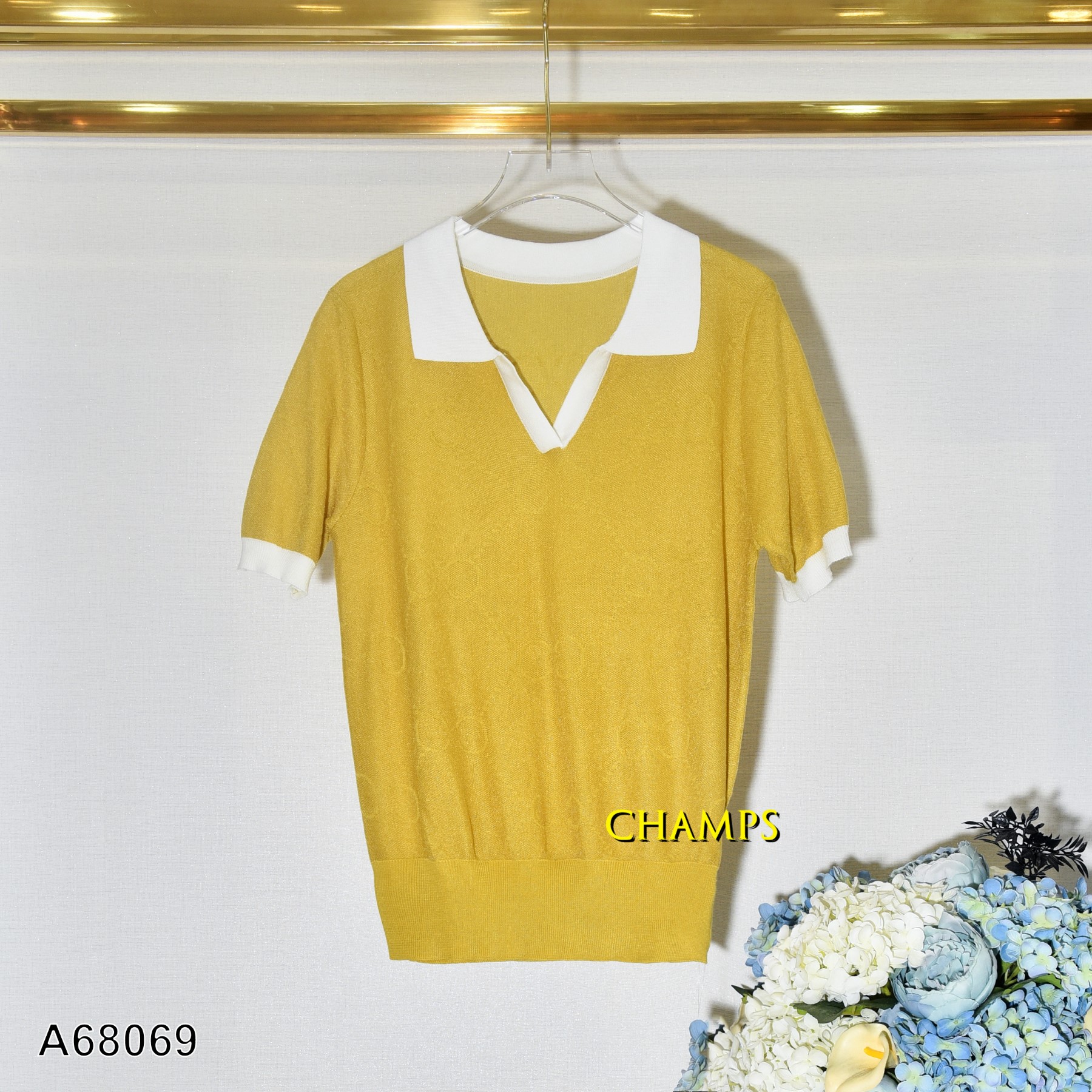 ÁO LEN VÀNG GG ẨN 68069