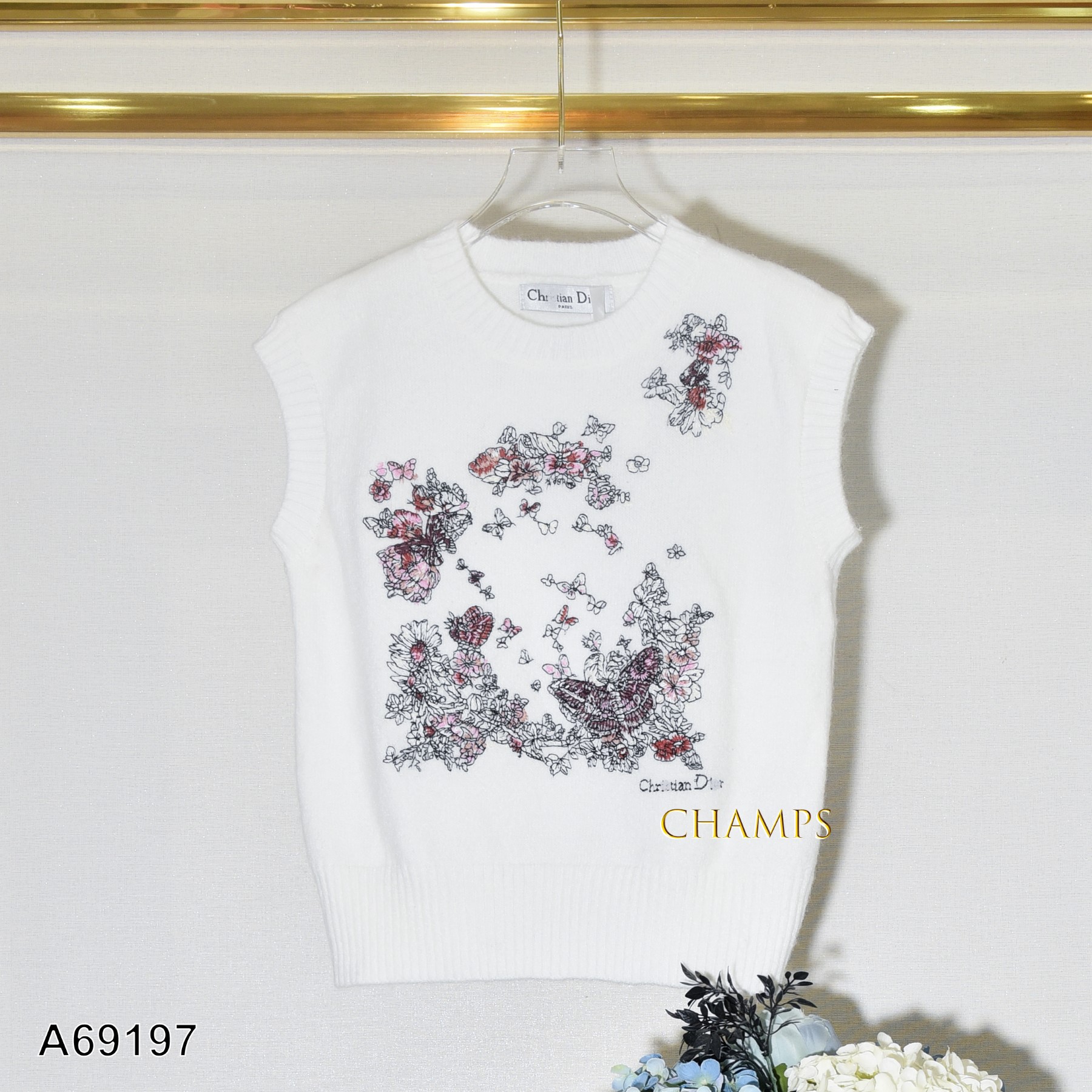 ÁO LEN TRẮNG DIOR HỒNG 69197