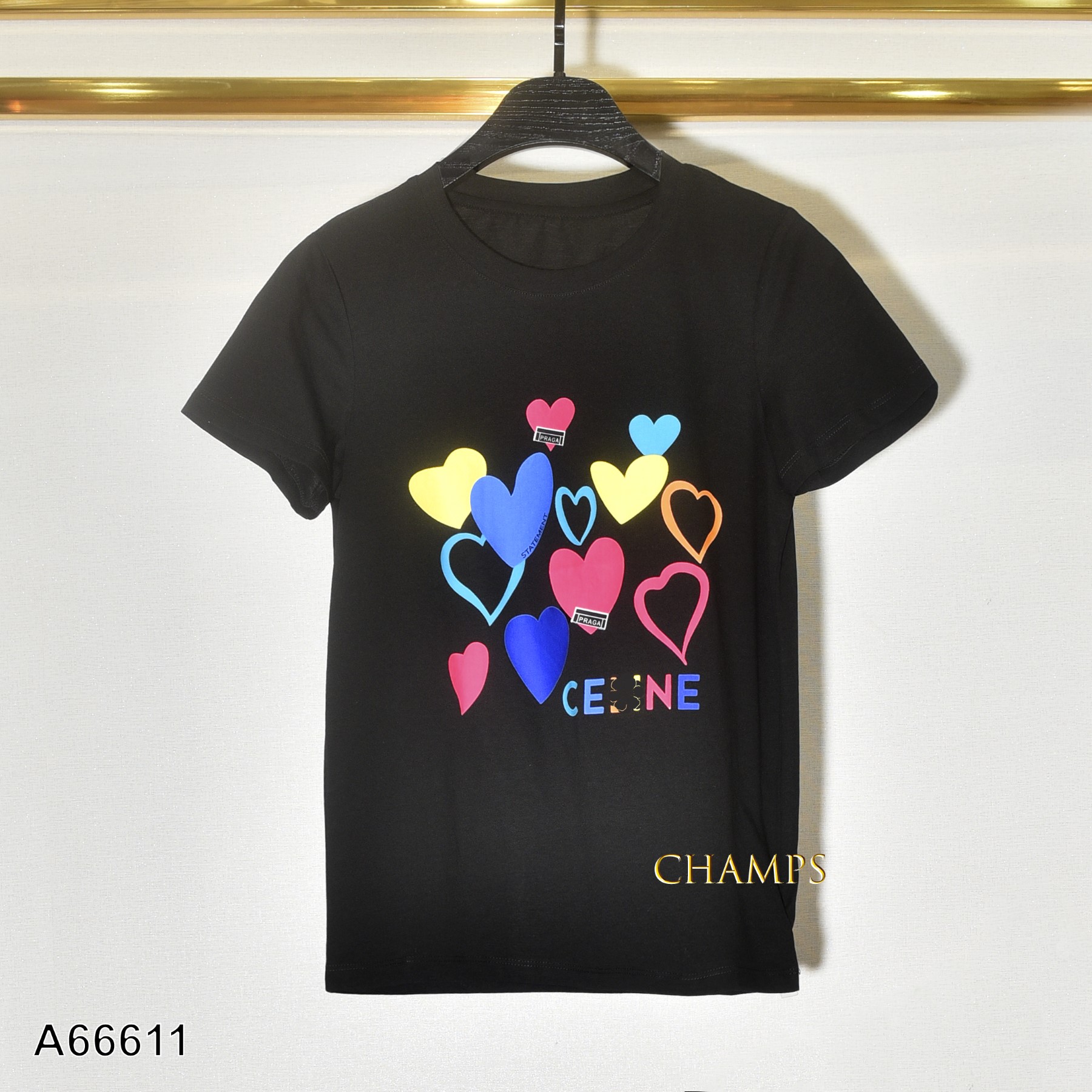 ÁO THUN ĐEN TIM 66611