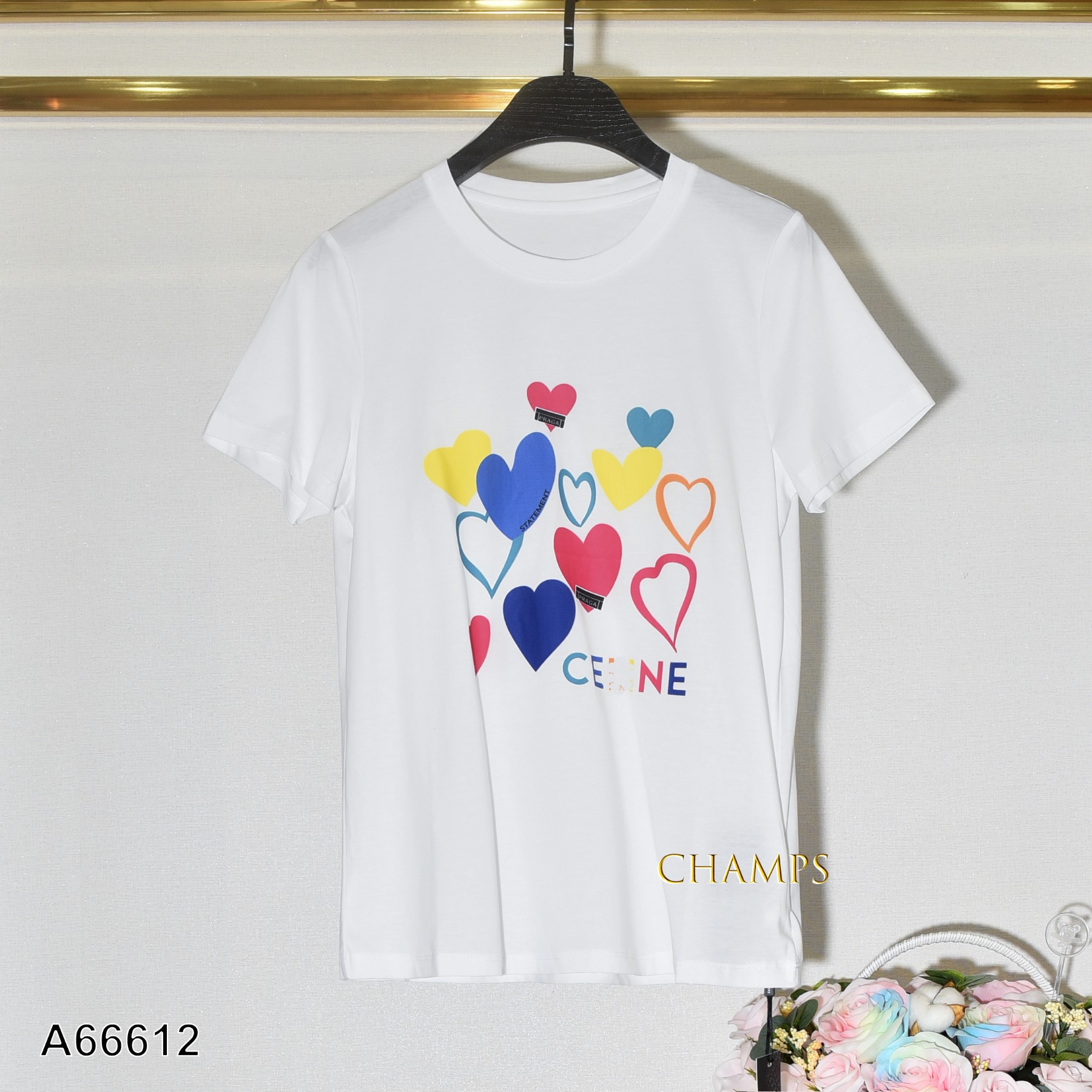 ÁO THUN TRẮNG TIM 66612