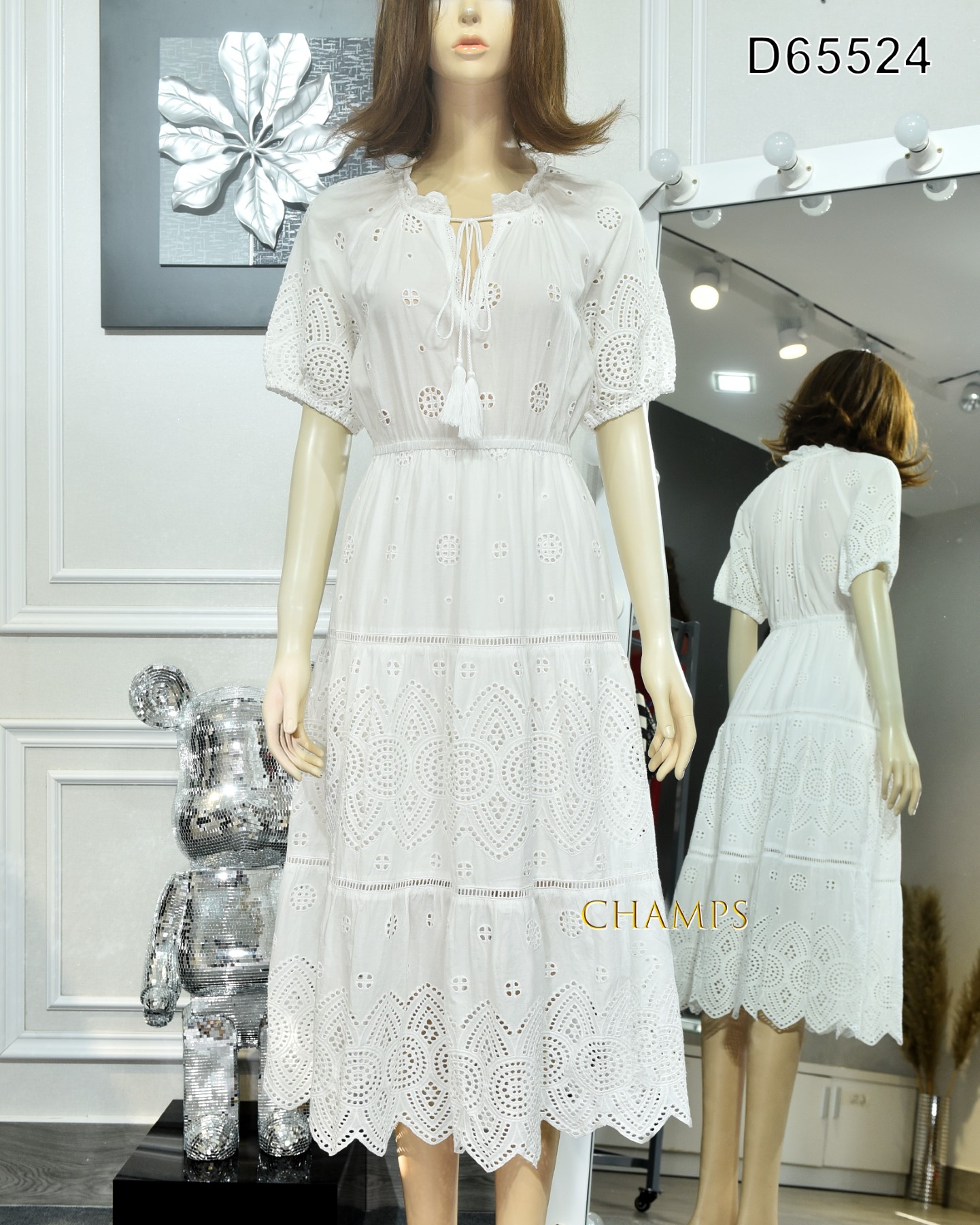 ĐẦM TRẮNG TƠ DÀI 65524