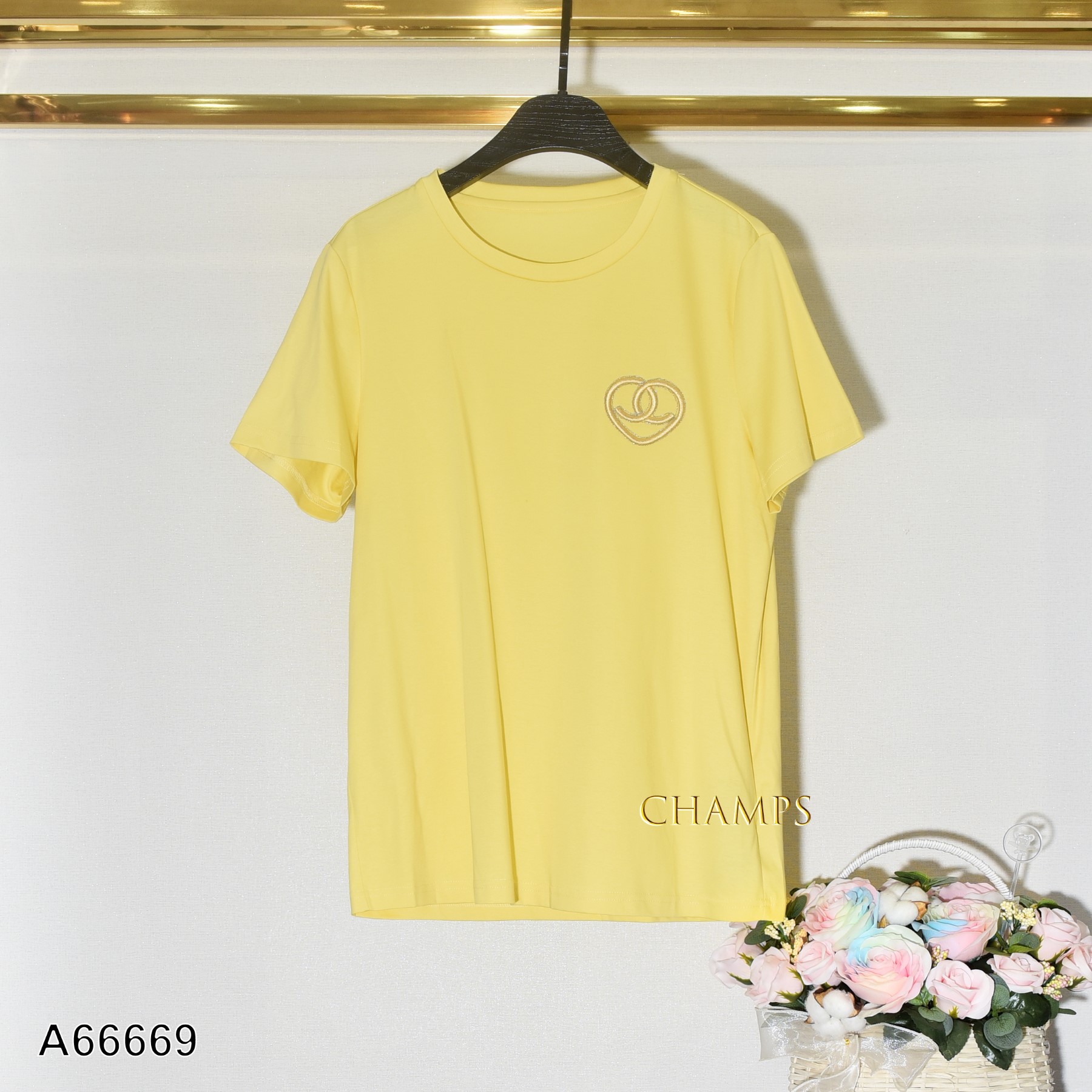 ÁO THUN VÀNG CHANEL 66669