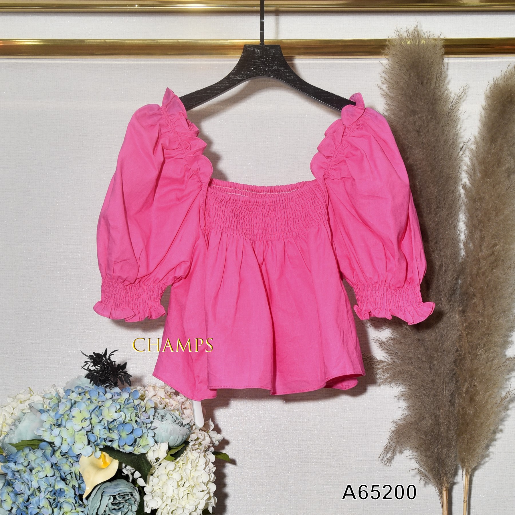 ÁO VAI TRỄ ĐŨI HỒNG 65200