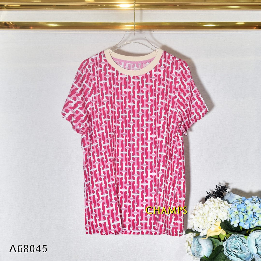 ÁO LỤA HOA HỒNG BO LEN 68045