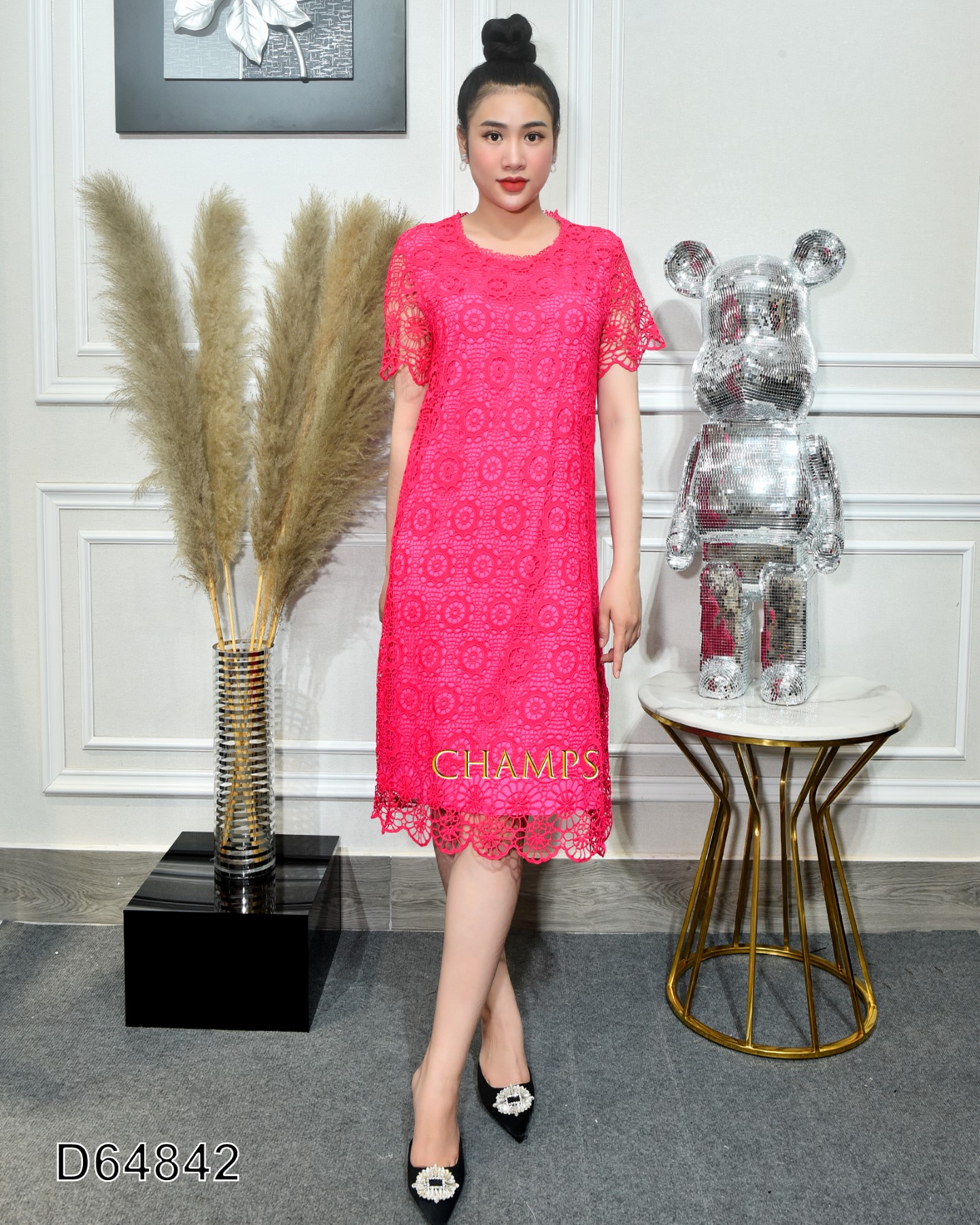 ĐẦM HỒNG SEN REN 64842