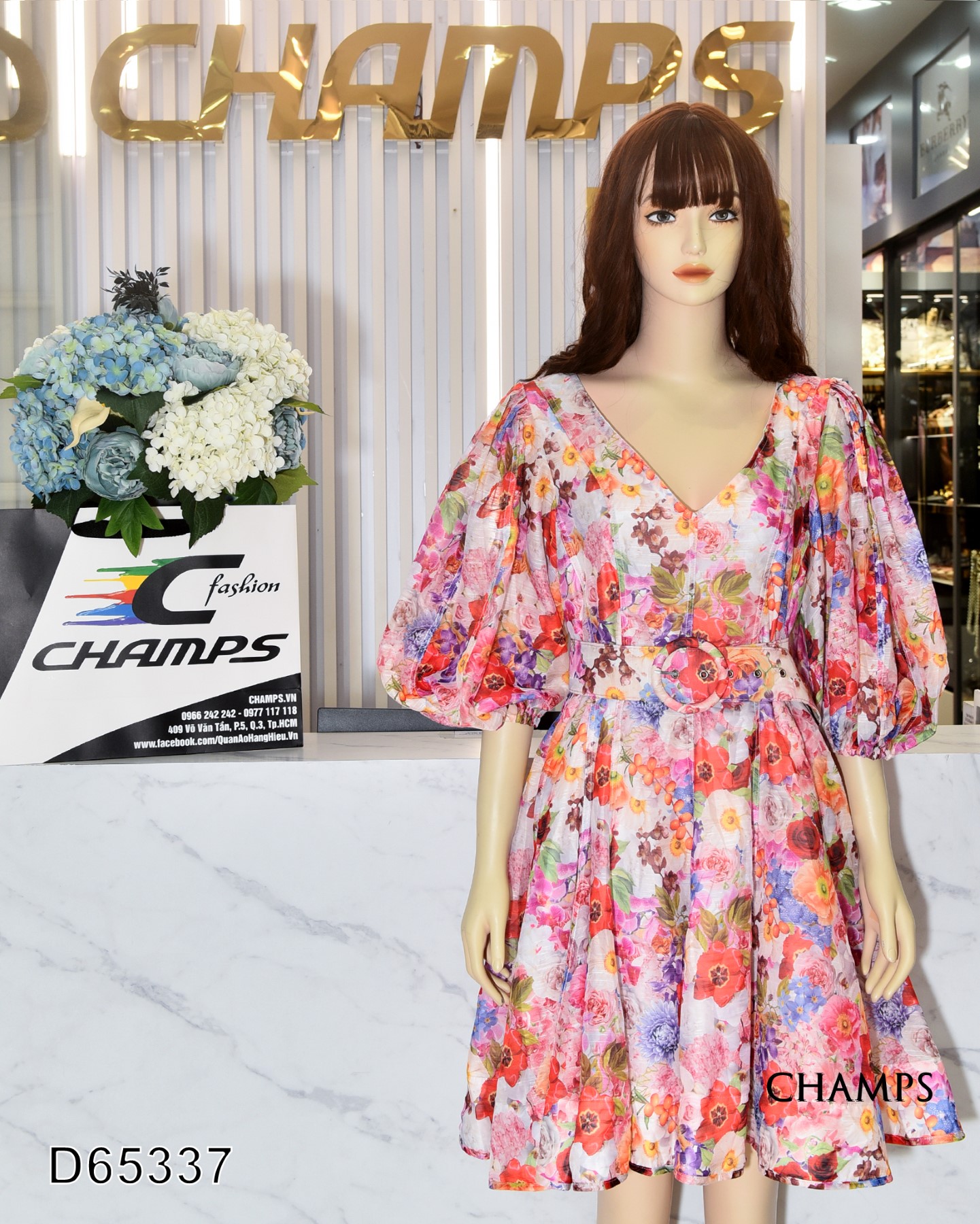 ĐẦM LỤA HOA +DN 65337