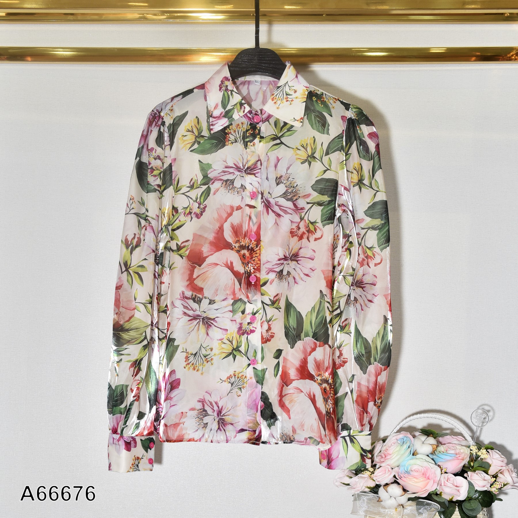 ÁO SƠ MI HOA D&G 66676