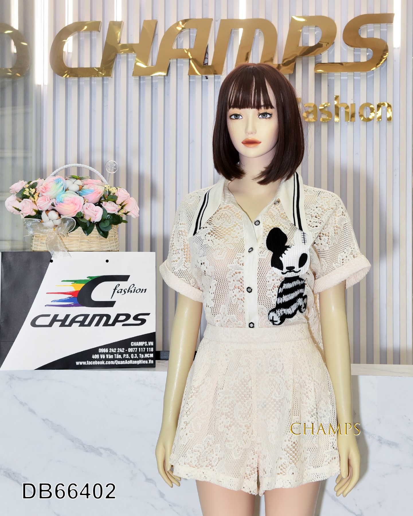 BỘ REN KEM HÌNH THỎ 66402