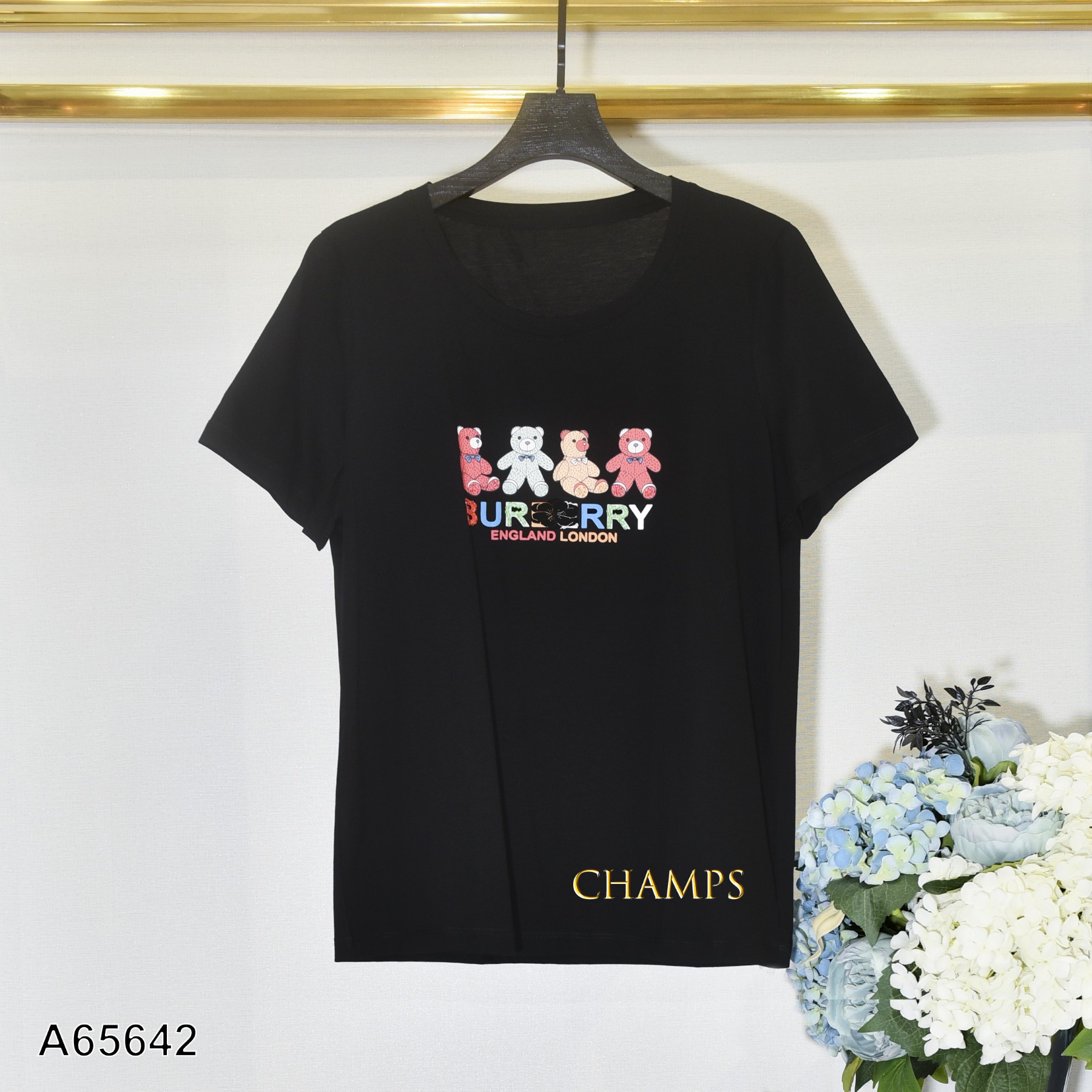 ÁO THUN ĐEN GẤU 65642