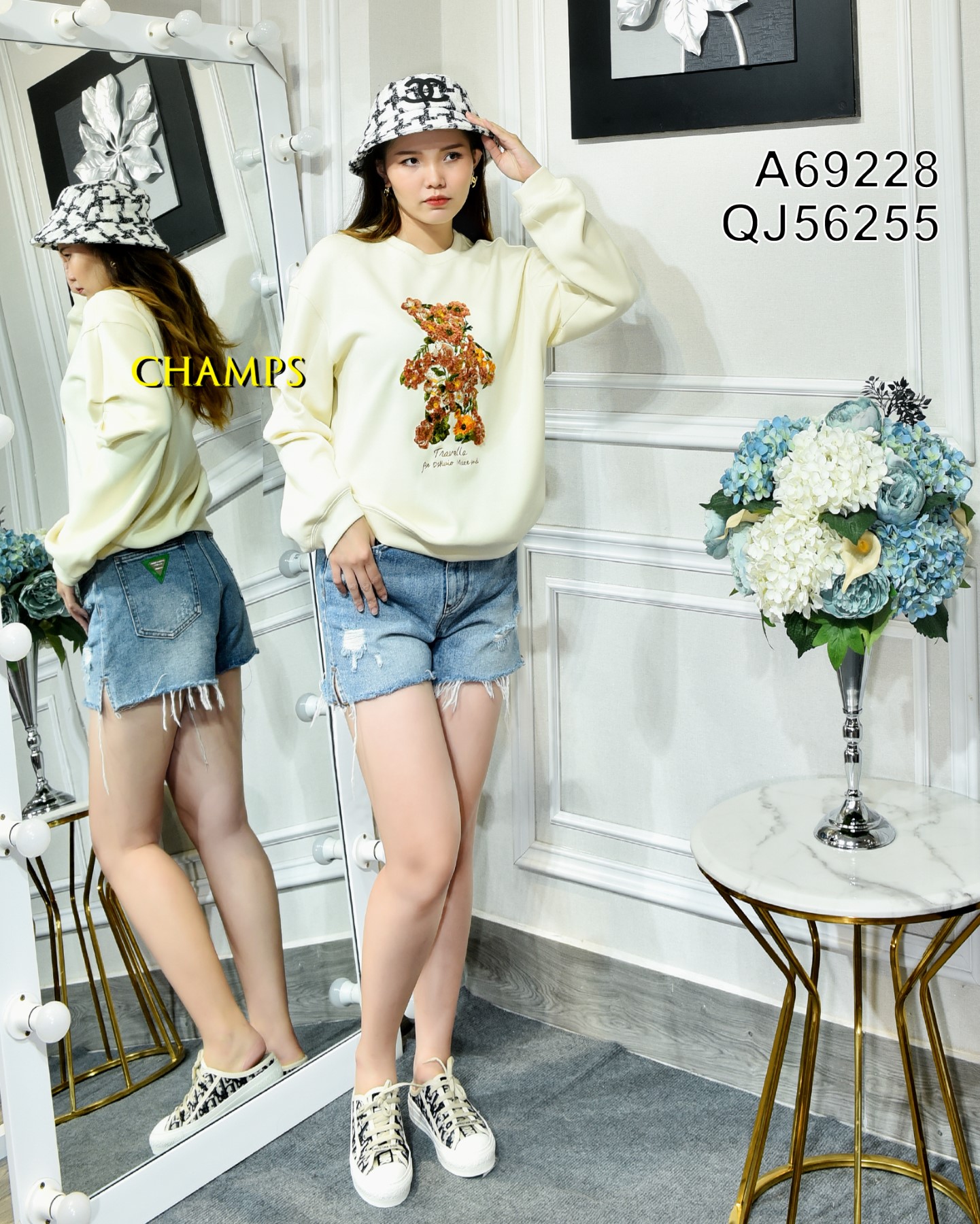 ÁO TRẮNG GẤU NỐI 69228