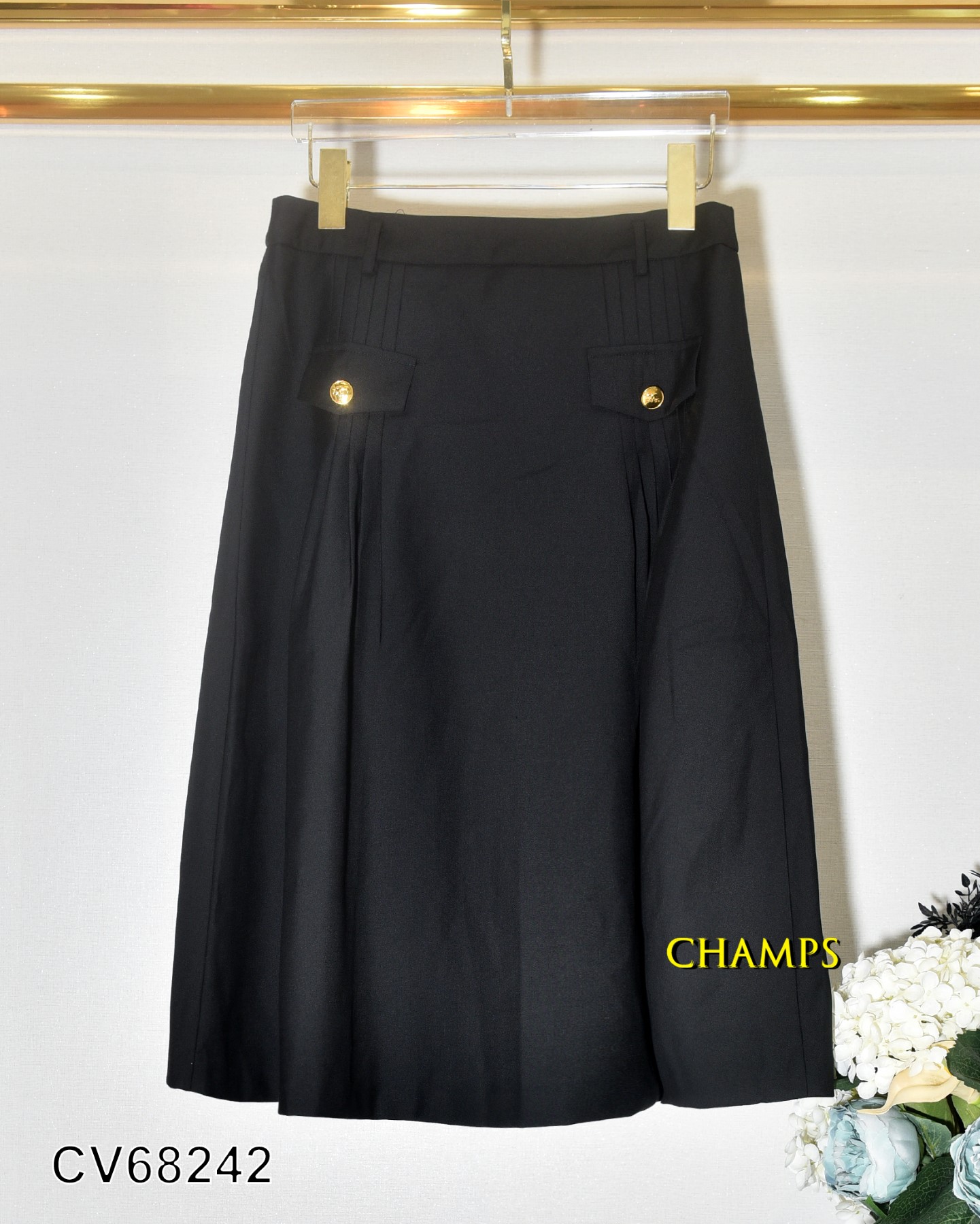 CHÂN VÁY ĐEN XÒE CELINE +DN 68242