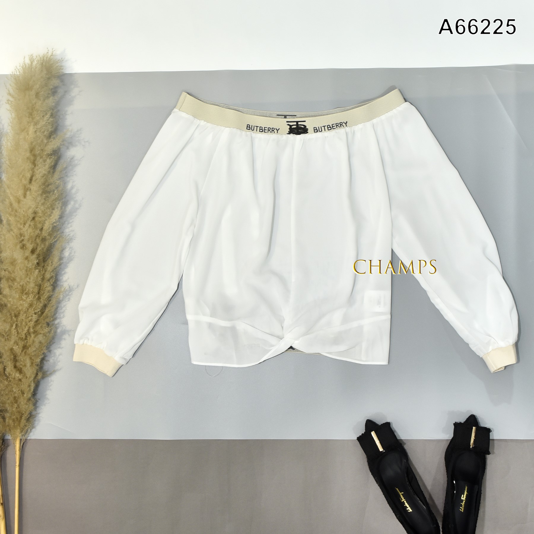 ÁO LỤA TRẮNG LEN 66225