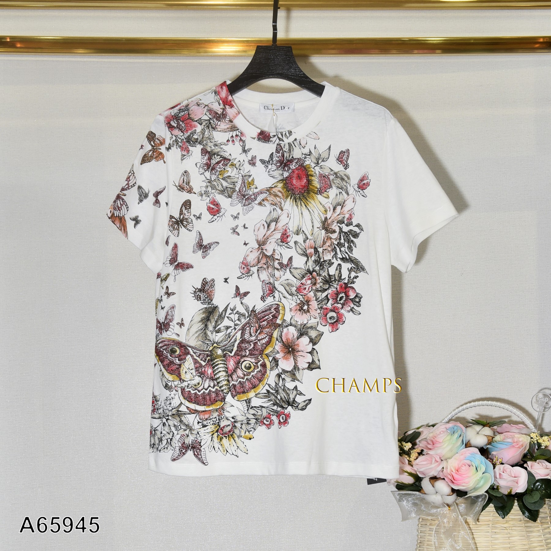 ÁO THUN TRẮNG BƯỚM 65945