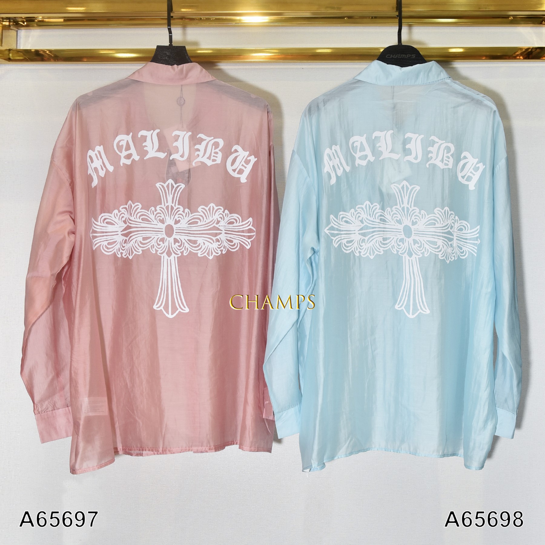 ÁO SƠ MI XANH HÌNH 65698