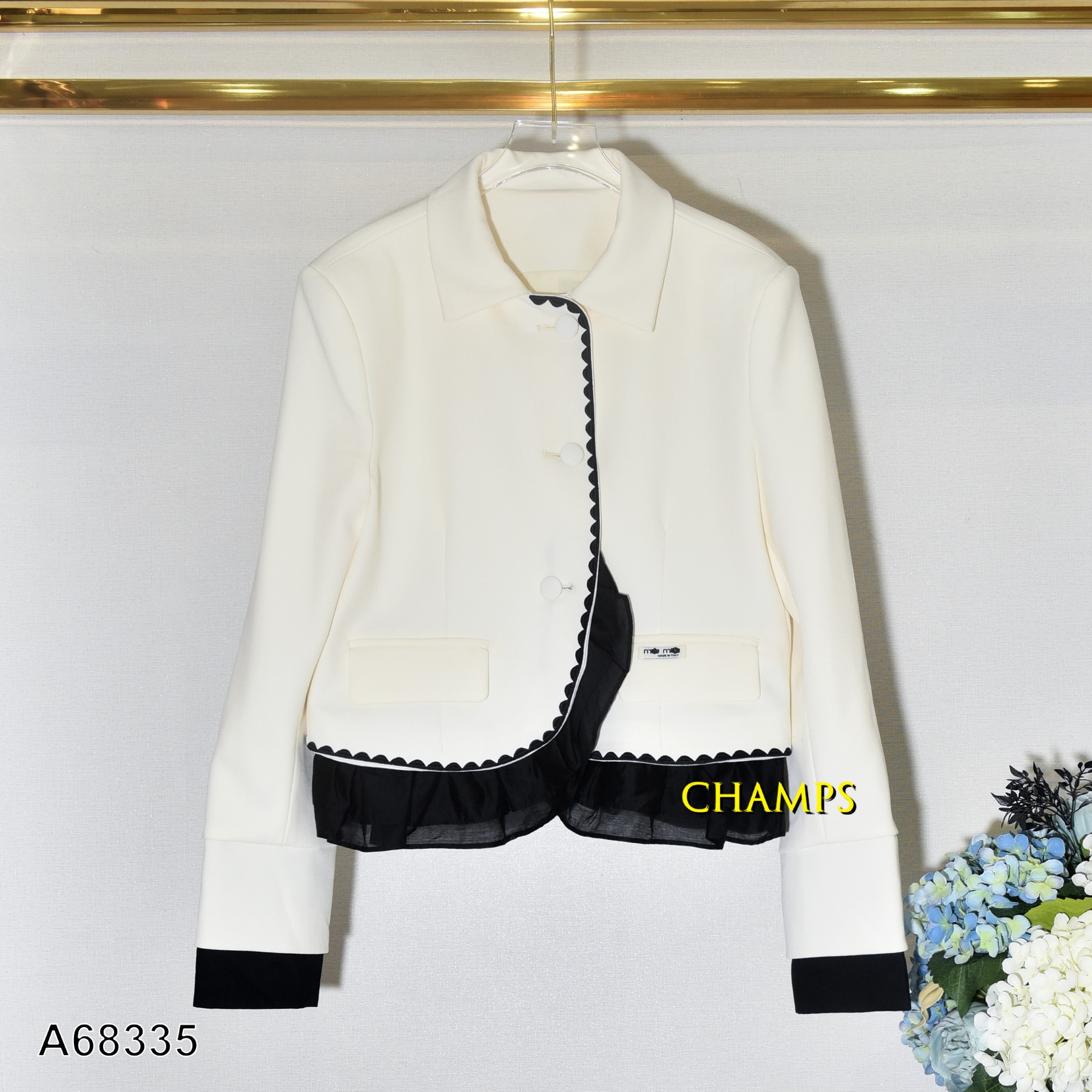 ÁO KHOÁC KEM PHỐI REN MIUMIU 68335