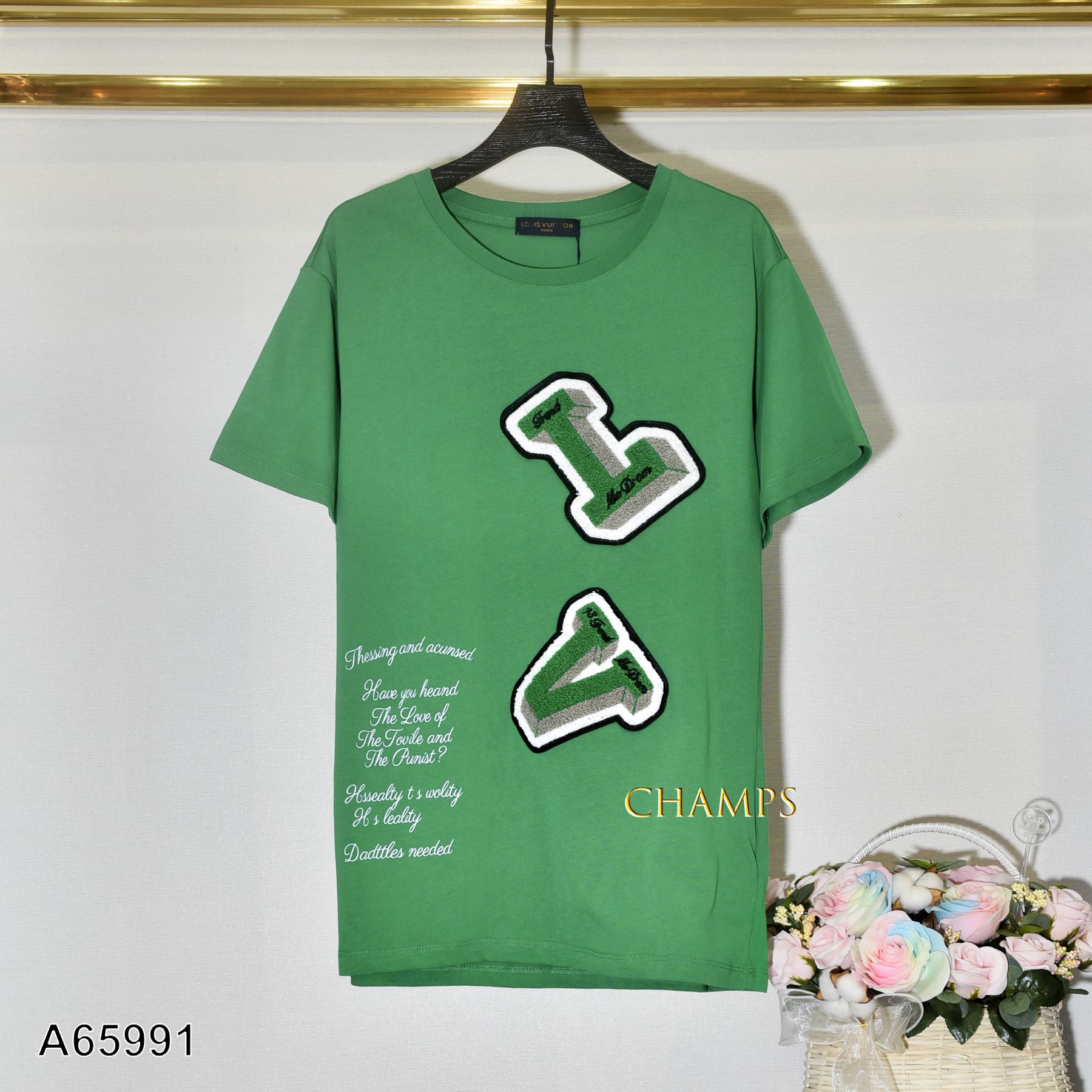 ÁO THUN XANH LV 65991