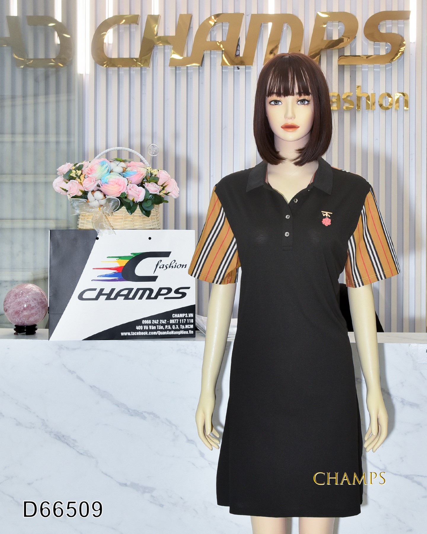 ĐẦM THUN ĐEN BBR 66509