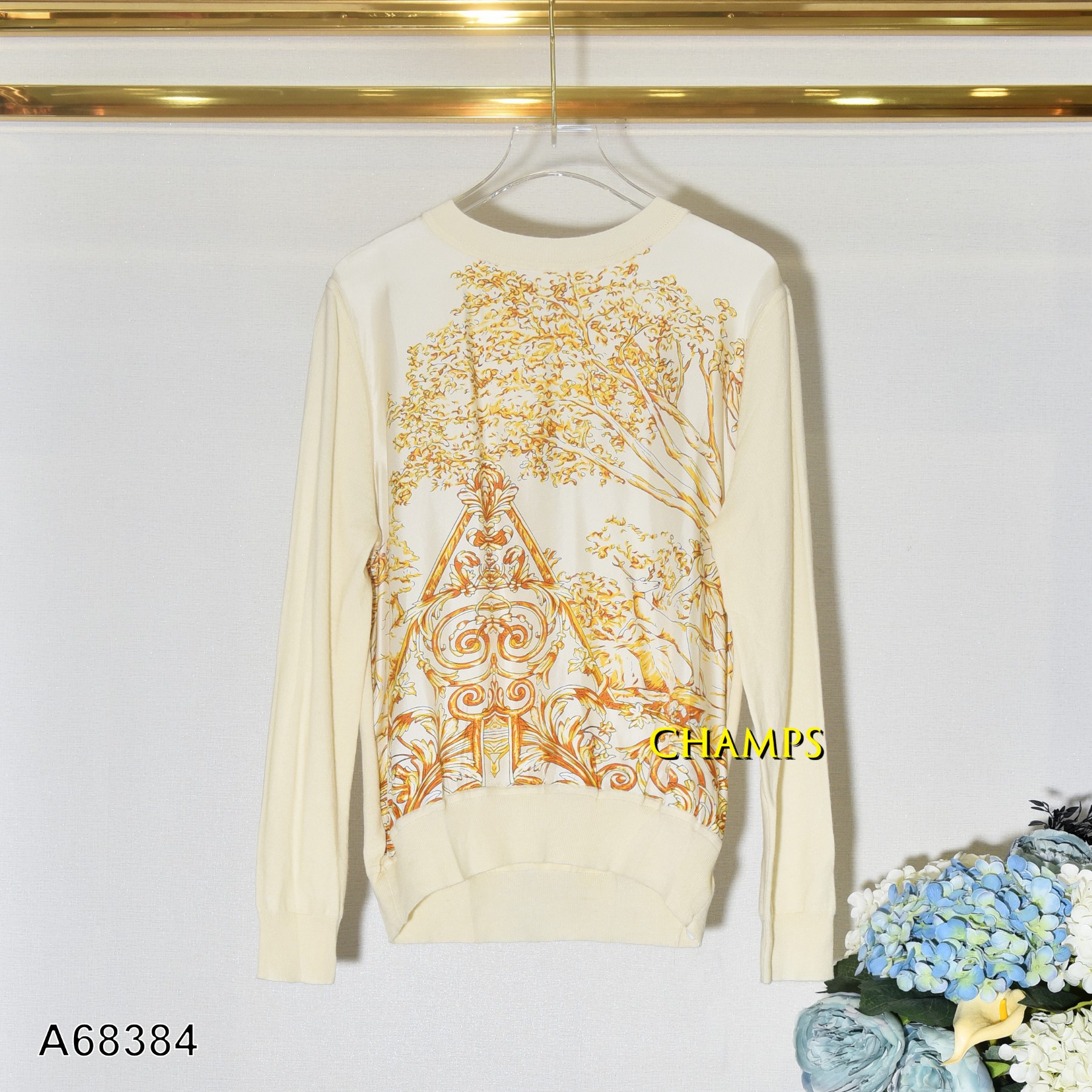 ÁO LEN PHỐI LỤA 68384