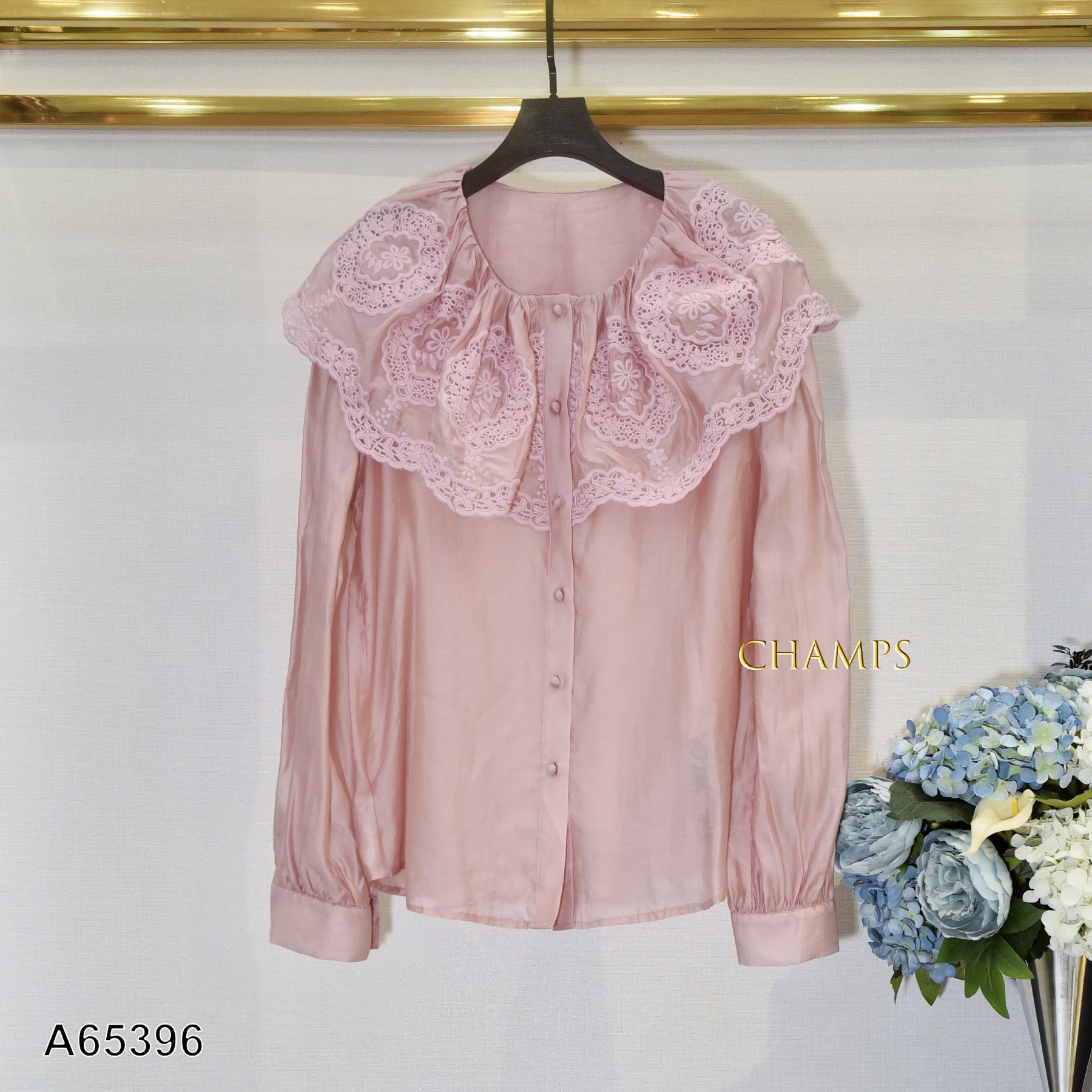 ÁO TƠ CỔ REN 65396