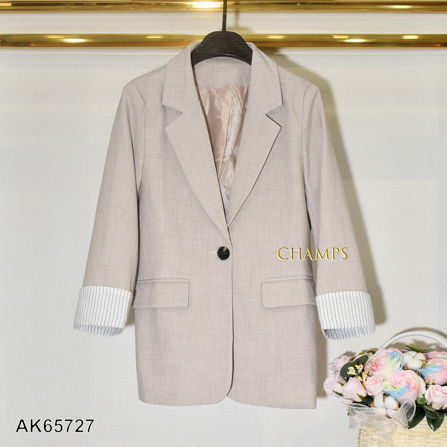 ÁO KHOÁC KEM TAY VIỀN 65727