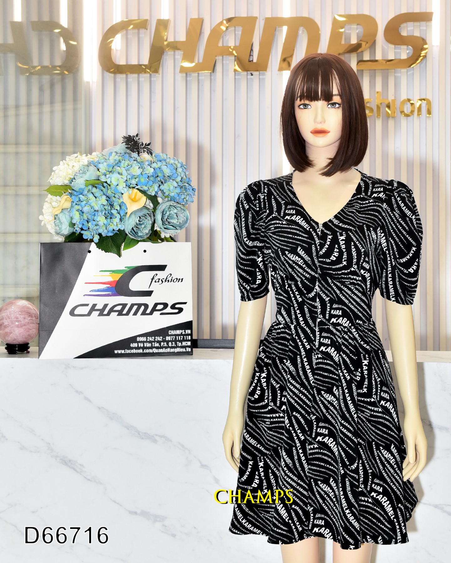 ĐẦM ĐEN CHỮ 66716