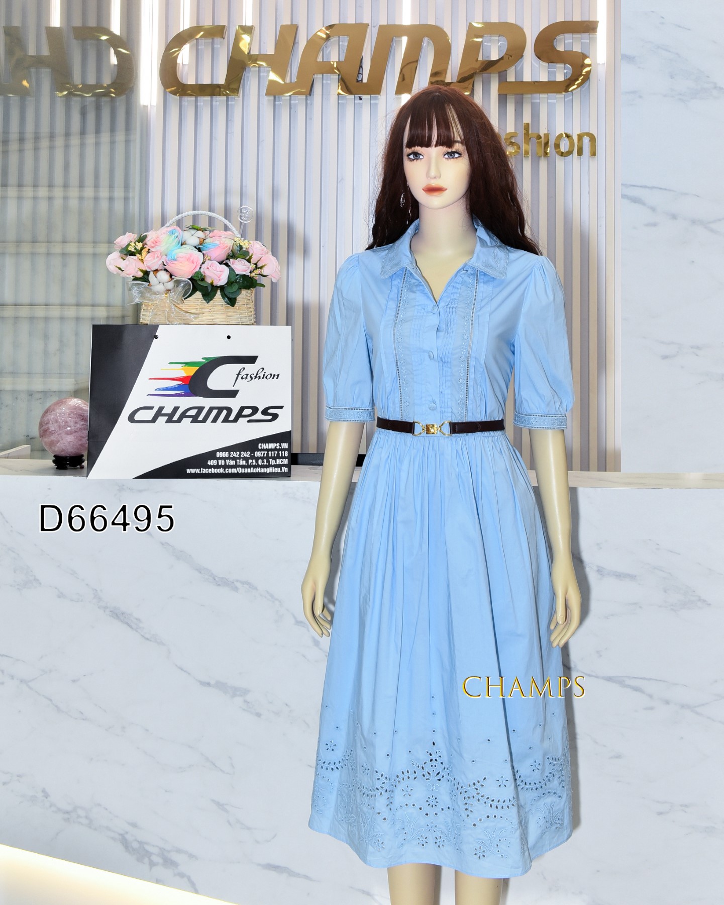 ĐẦM XANH BIỂN DÀI LAI THÊU 66495