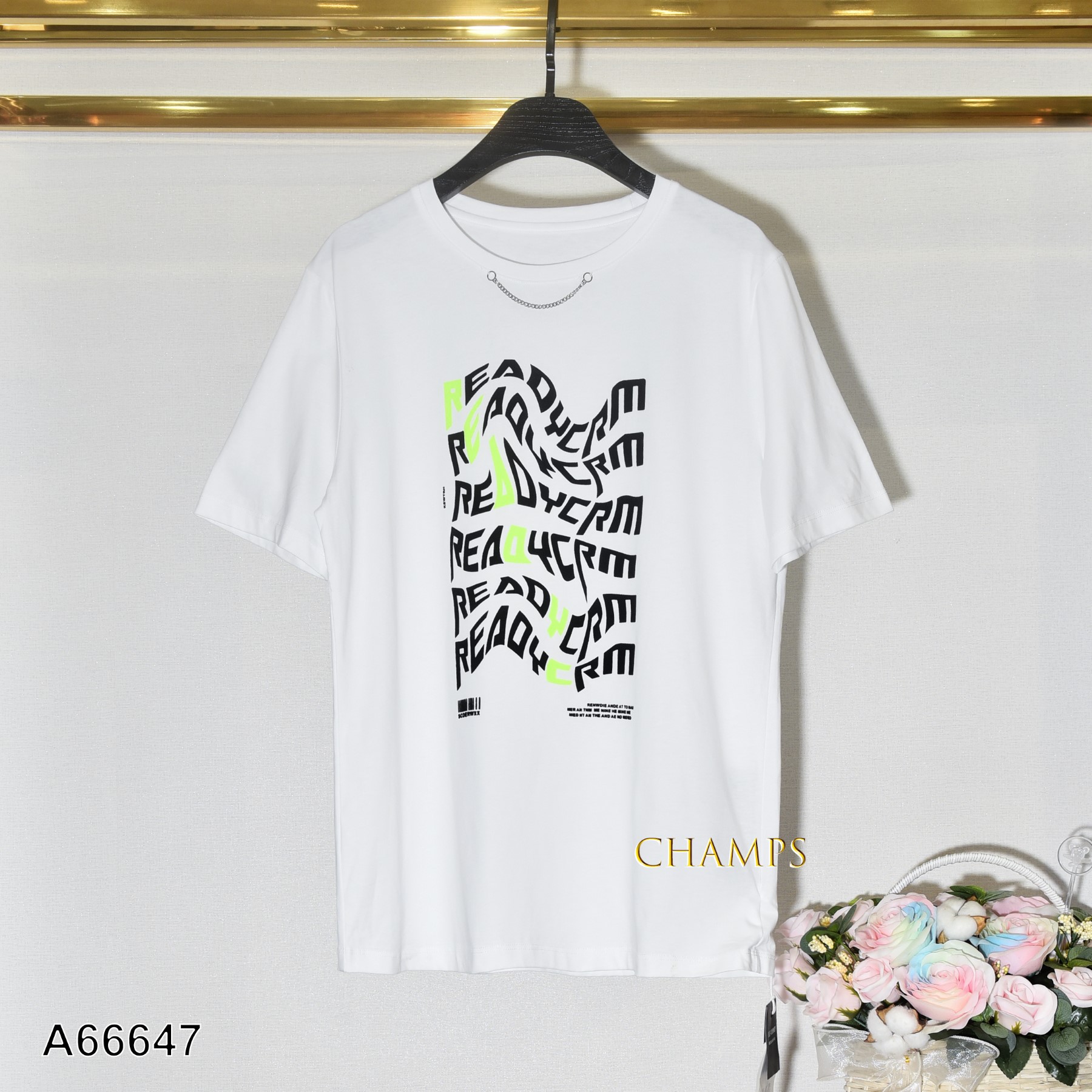 ÁO THUN TRẮNG CHỮ 66647