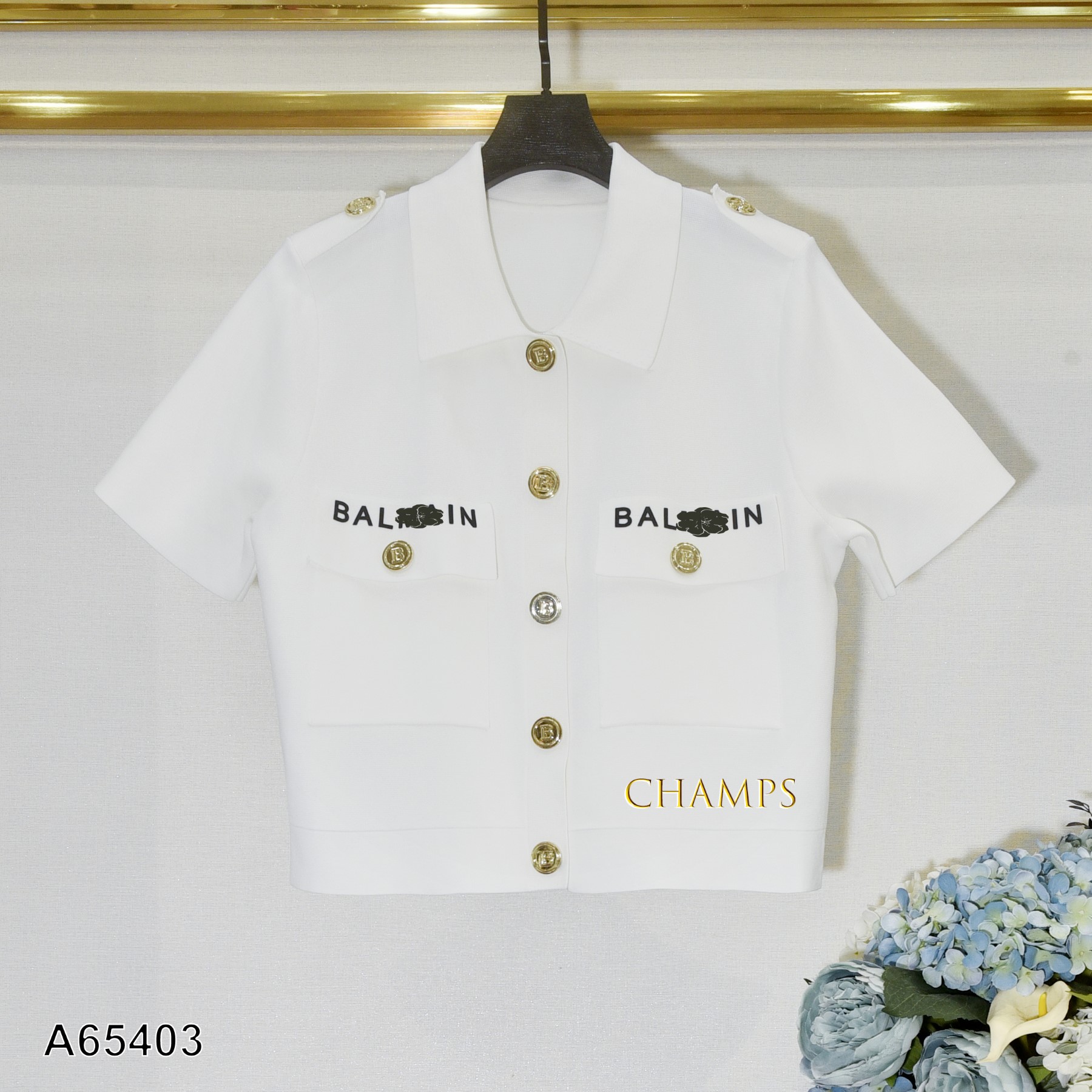 ÁO LEN TRẮNG BALEMAN 65403