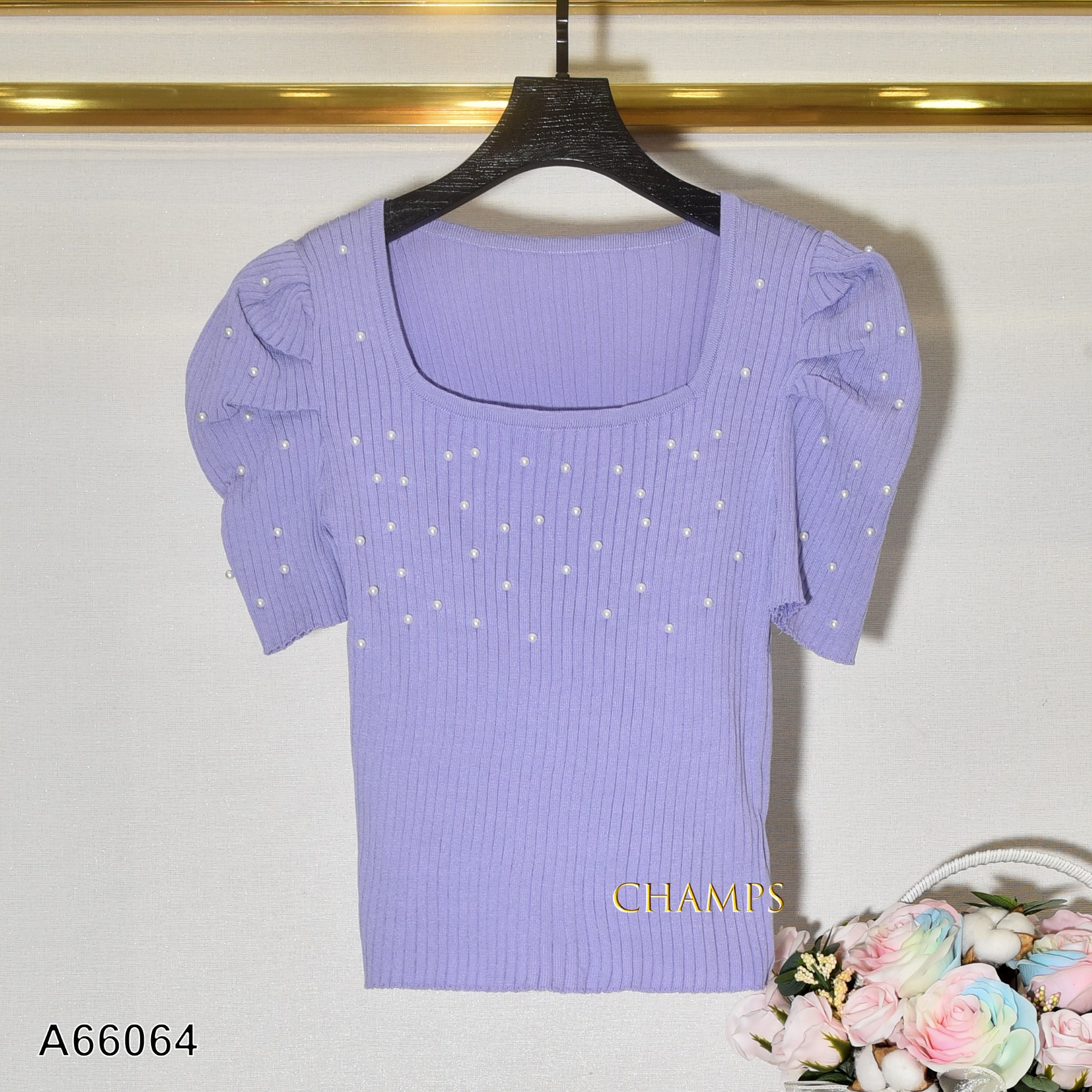 ÁO LEN HẠT TÍM 66064