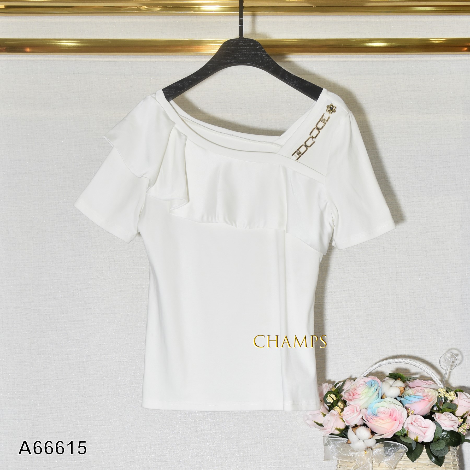 ÁO THUN TRẮNG BÈO LÊCH 66615