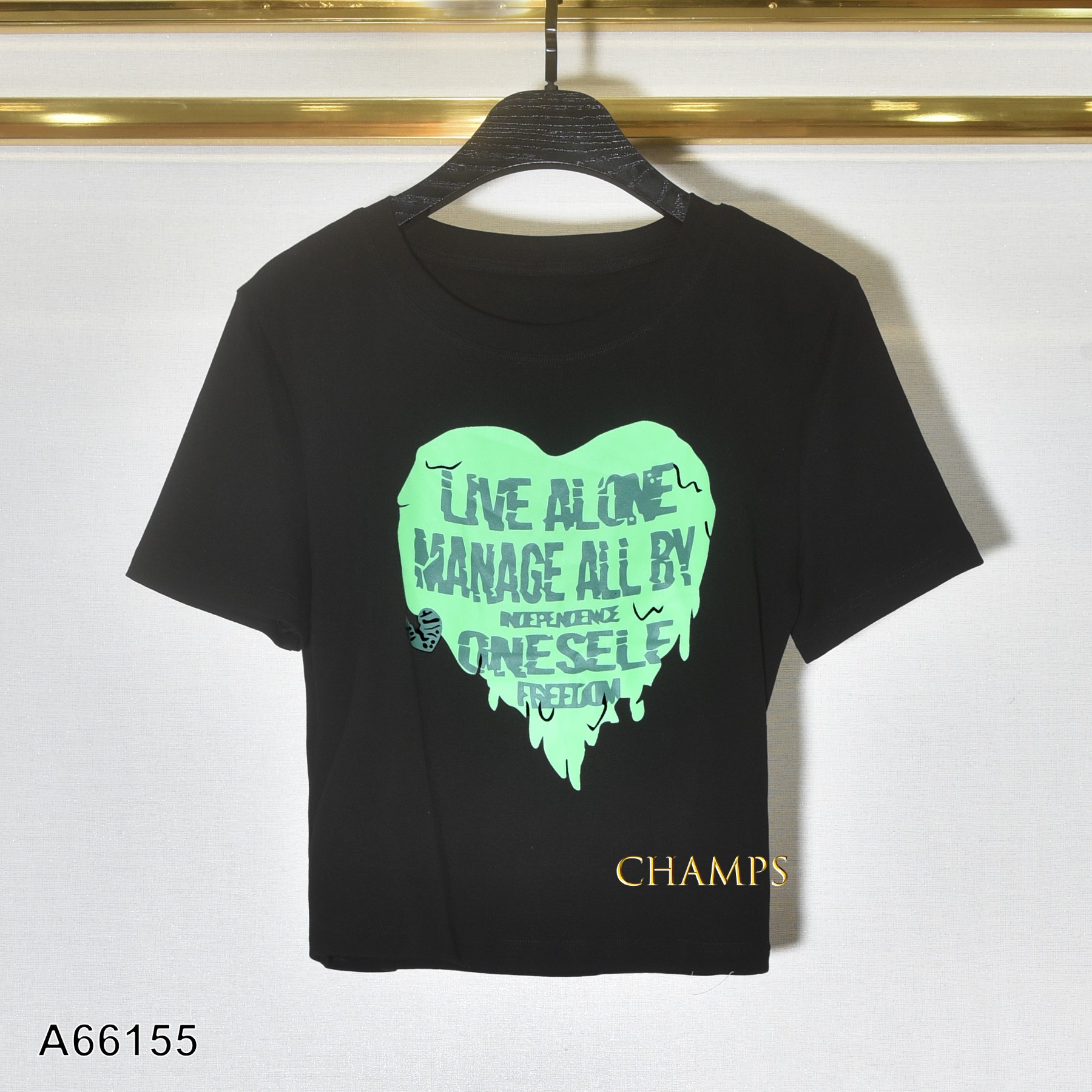 ÁO THUN LỬNG ĐEN TIM XANH 66155