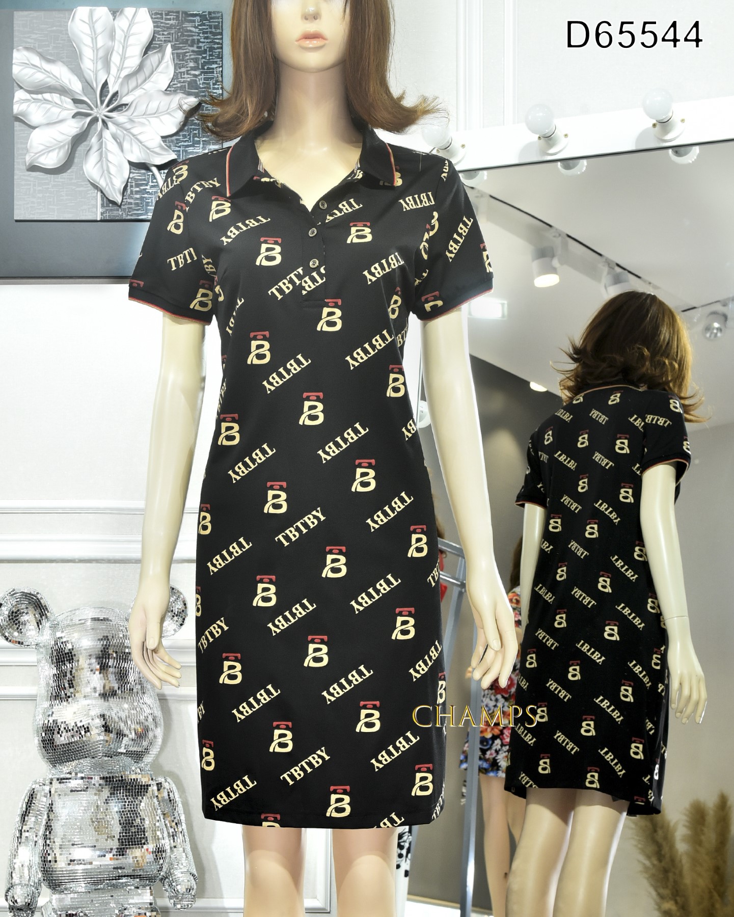 ĐẦM THUN ĐEN BBR 65544