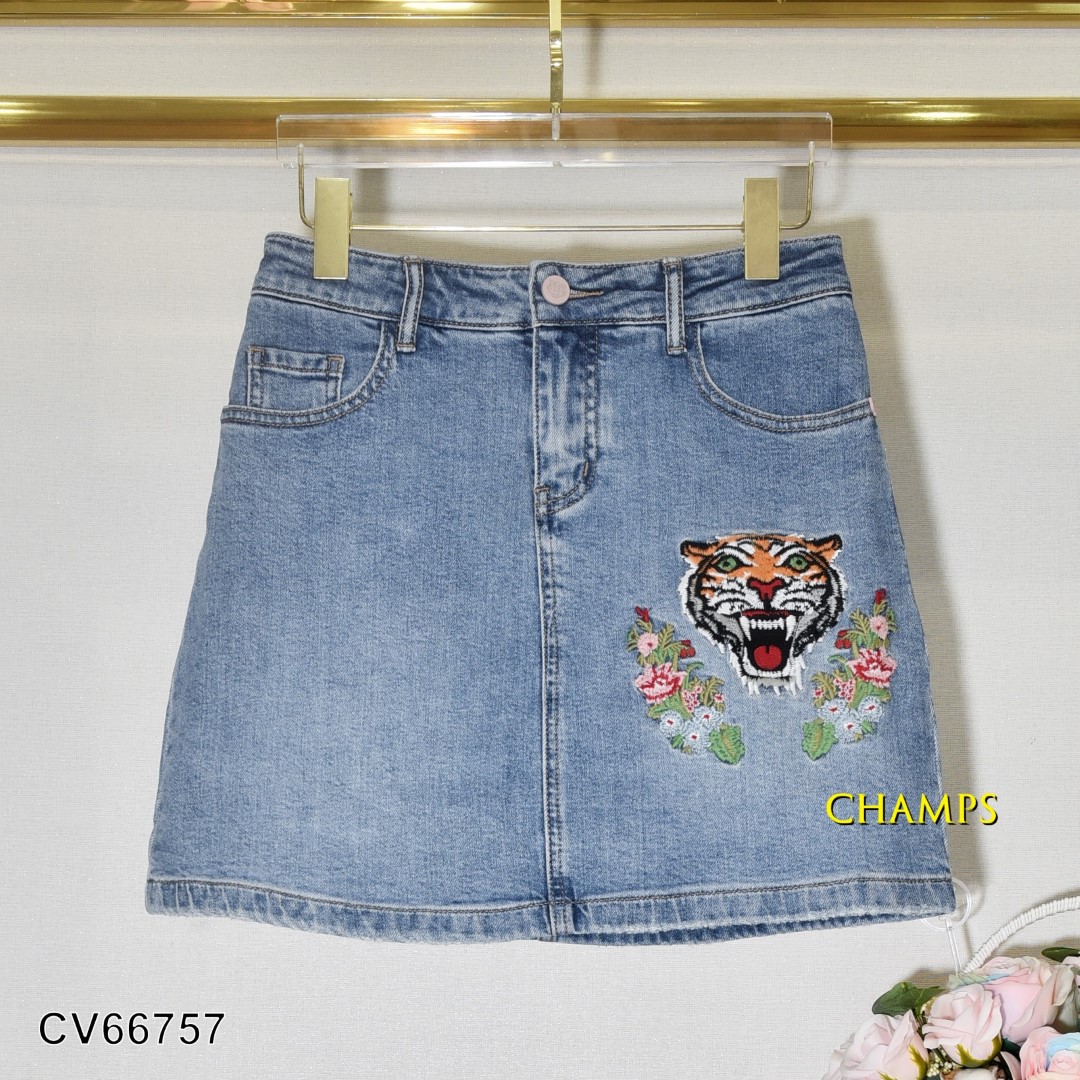 CHÂN VÁY JEAN XANH GUCCI HÌNH COP 66757