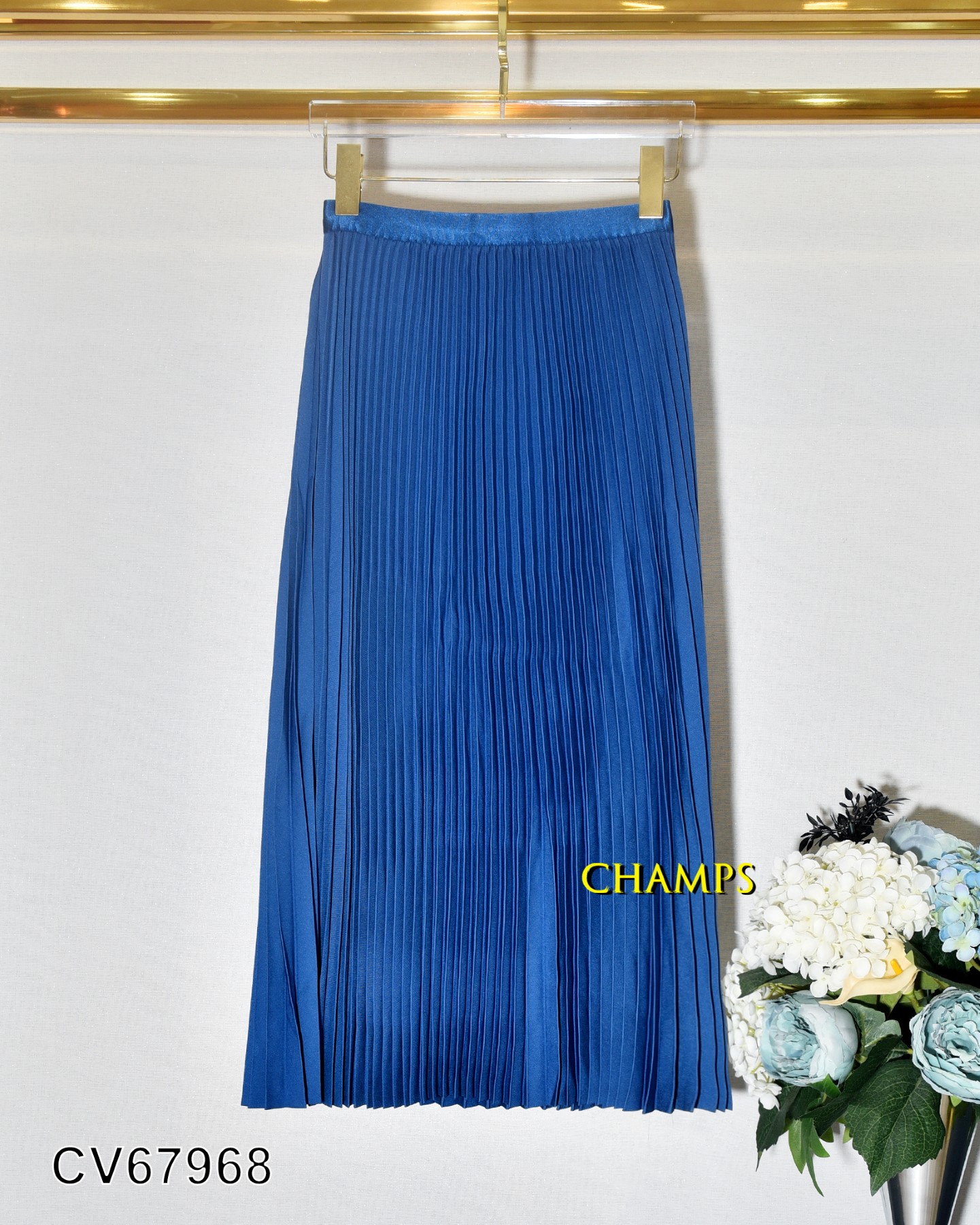 CHÂN VÁY XẾP LY XANH ĐEN 67968