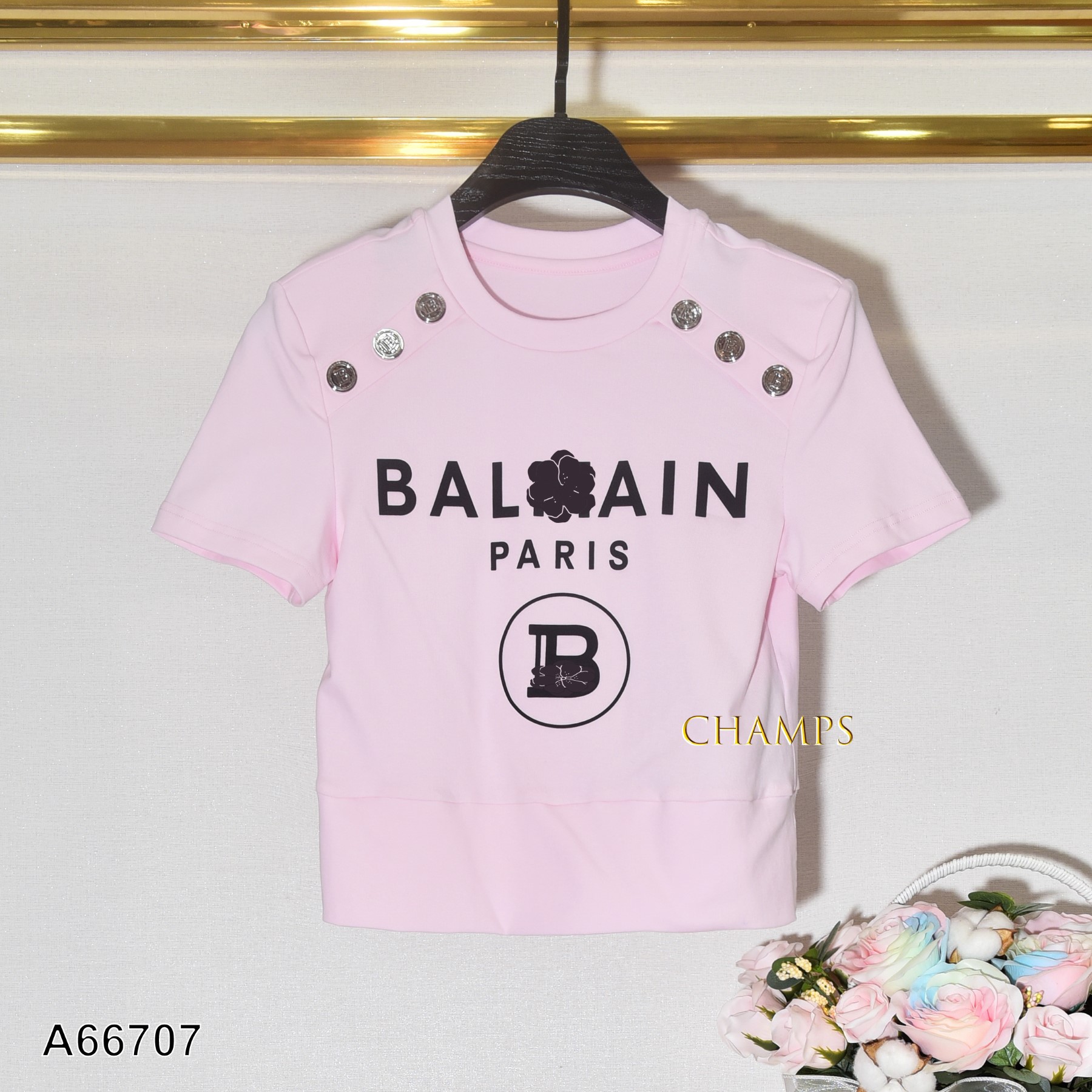 ÁO THUN HỒNG BALMAN 66707