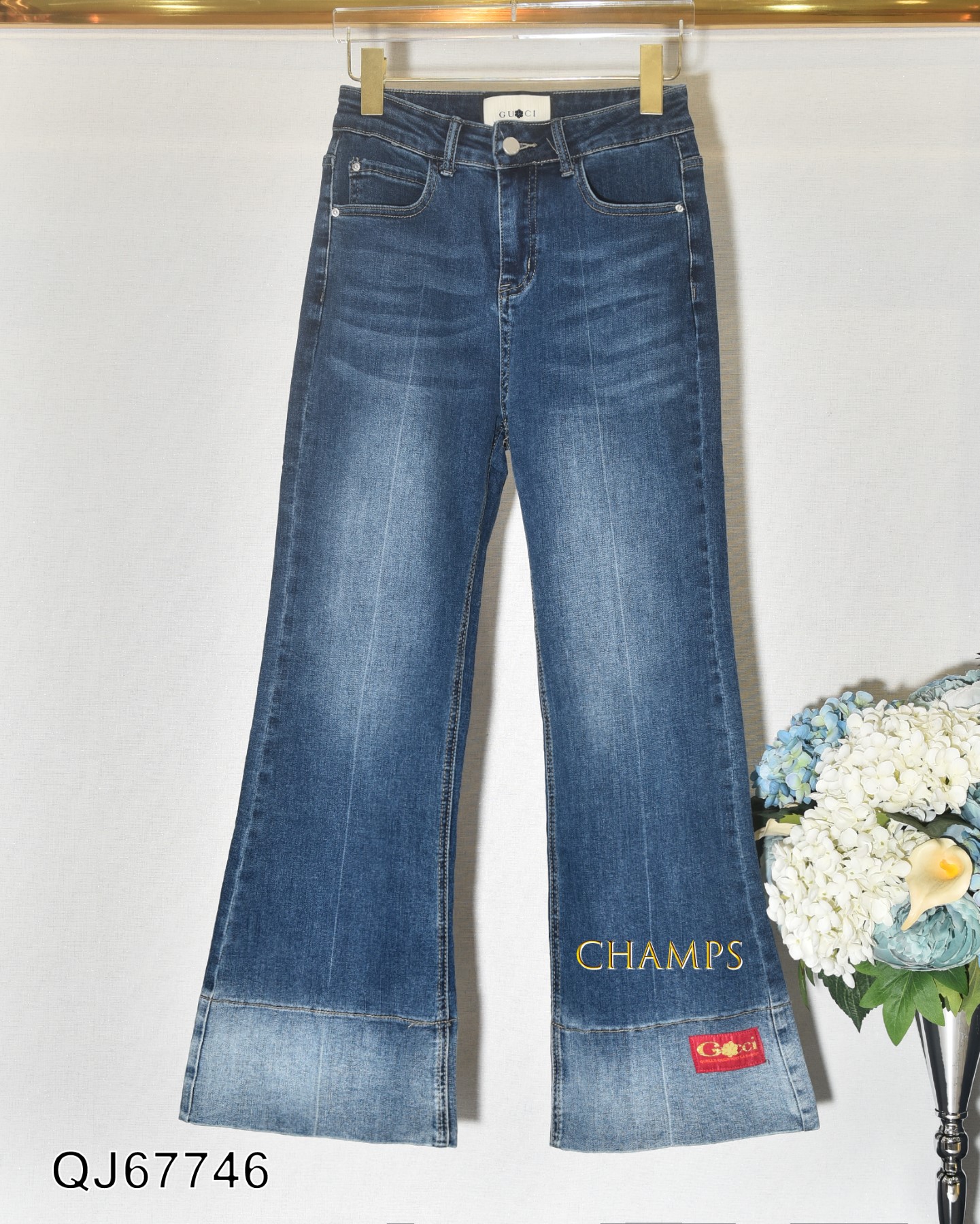 QUẦN JEAN XANH BASS GUCCI 67746