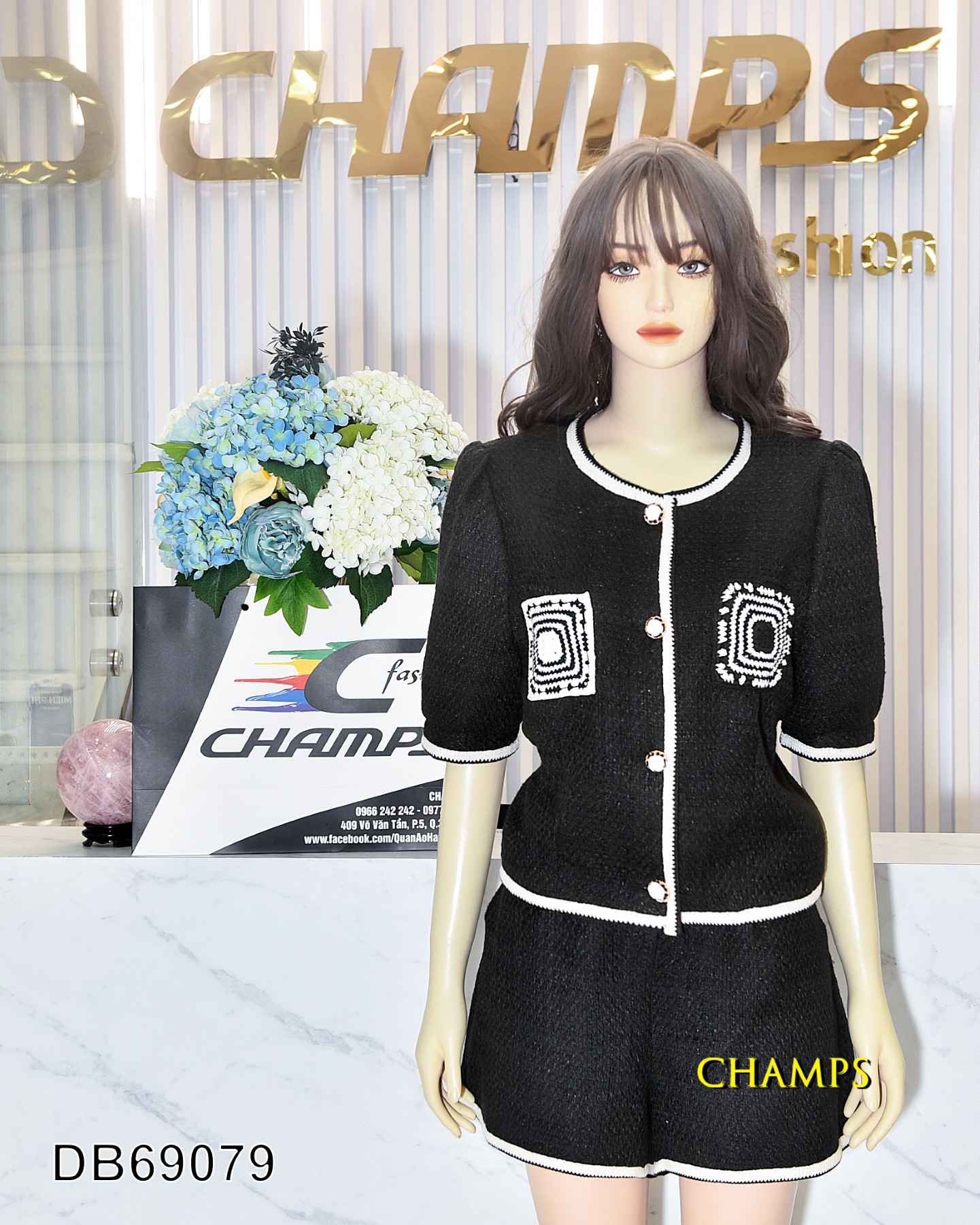 BỘ SHORT BỐ ĐEN 69079