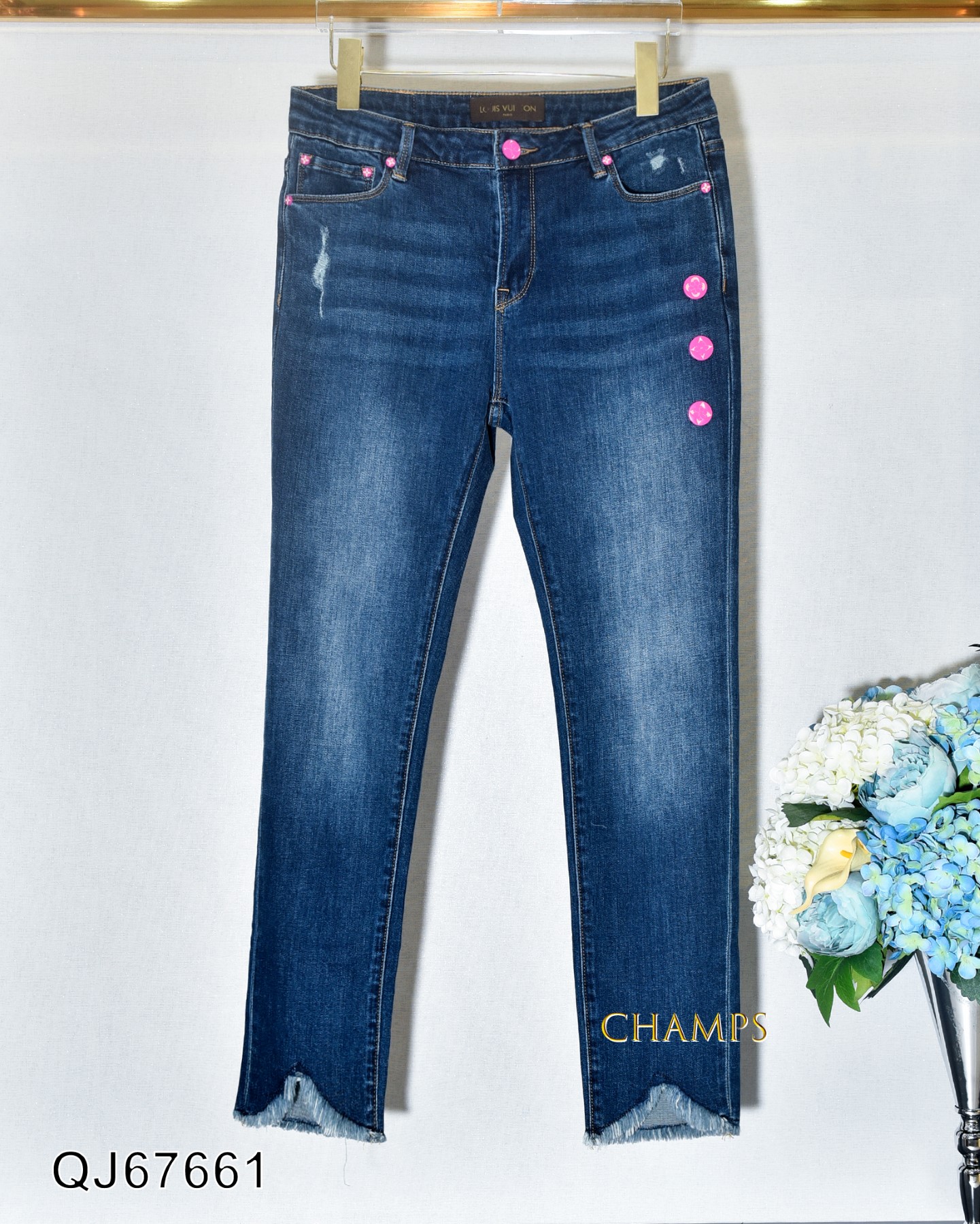 QUẦN JEAN XANH TÚI LV XANH 67661