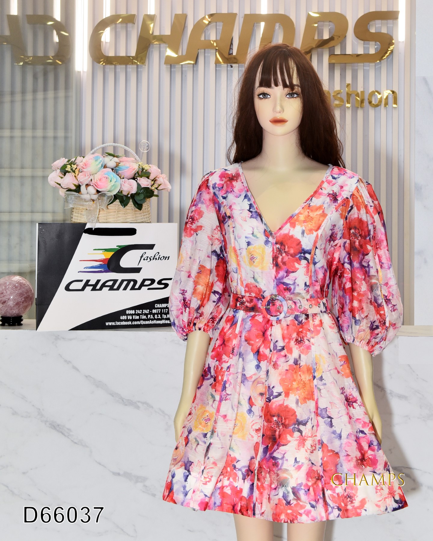 ĐẦM XÔ HOA +DN 66037