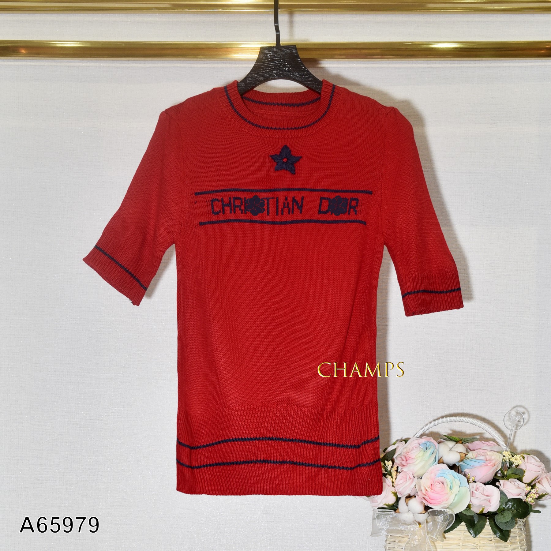 ÁO LEN ĐỎ DIOR 65979