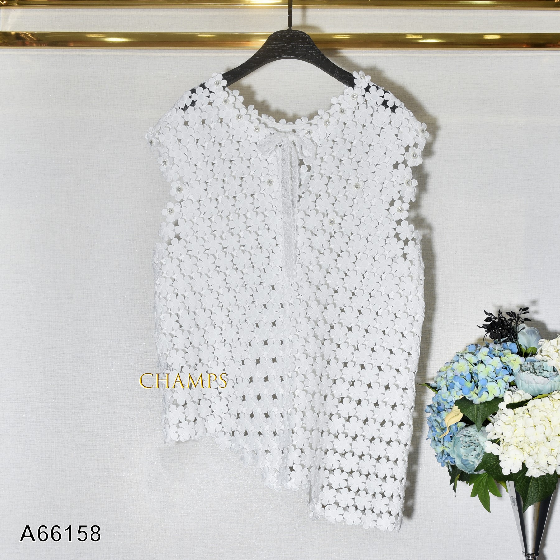 ÁO TRẮNG REN HOA HÀN QUỐC 66158