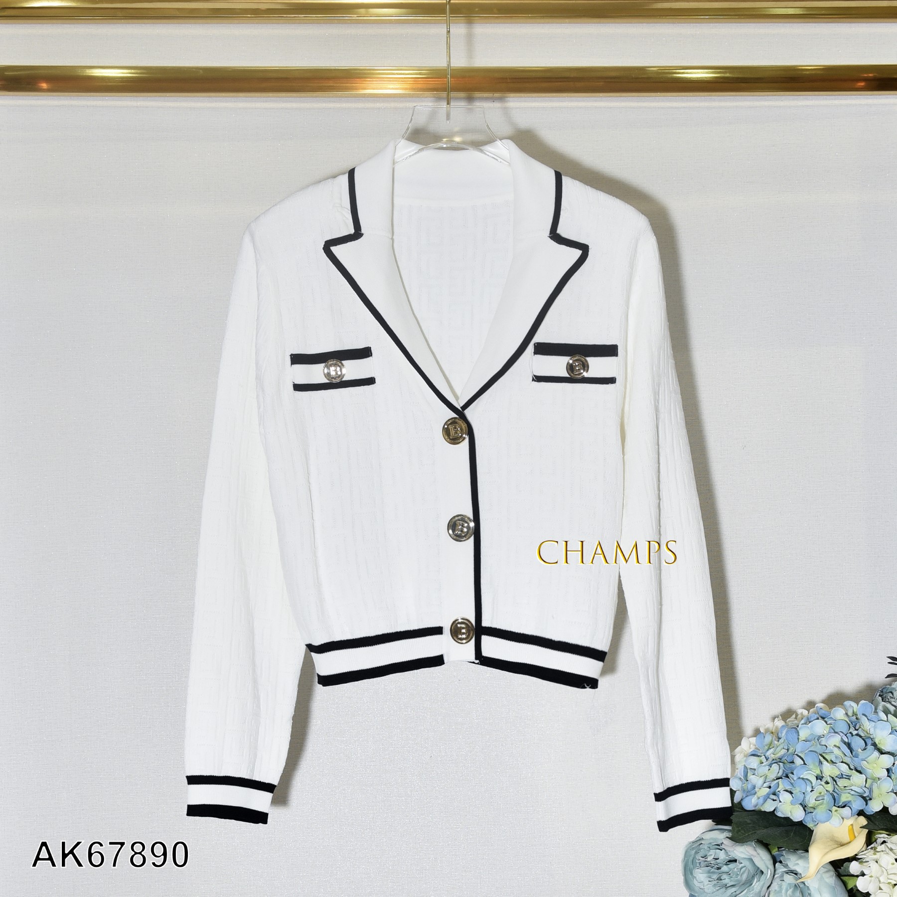 ÁO KHOÁC LEN BALMAN TRẮNG 67890