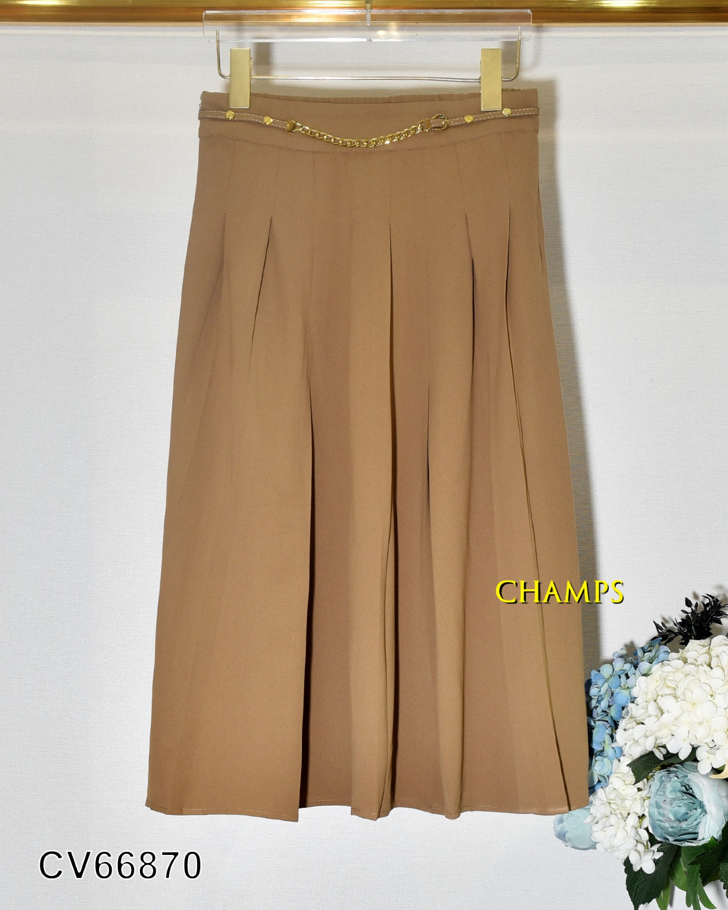 CHÂN VÁY NÂU DÀI XÍCH 66870